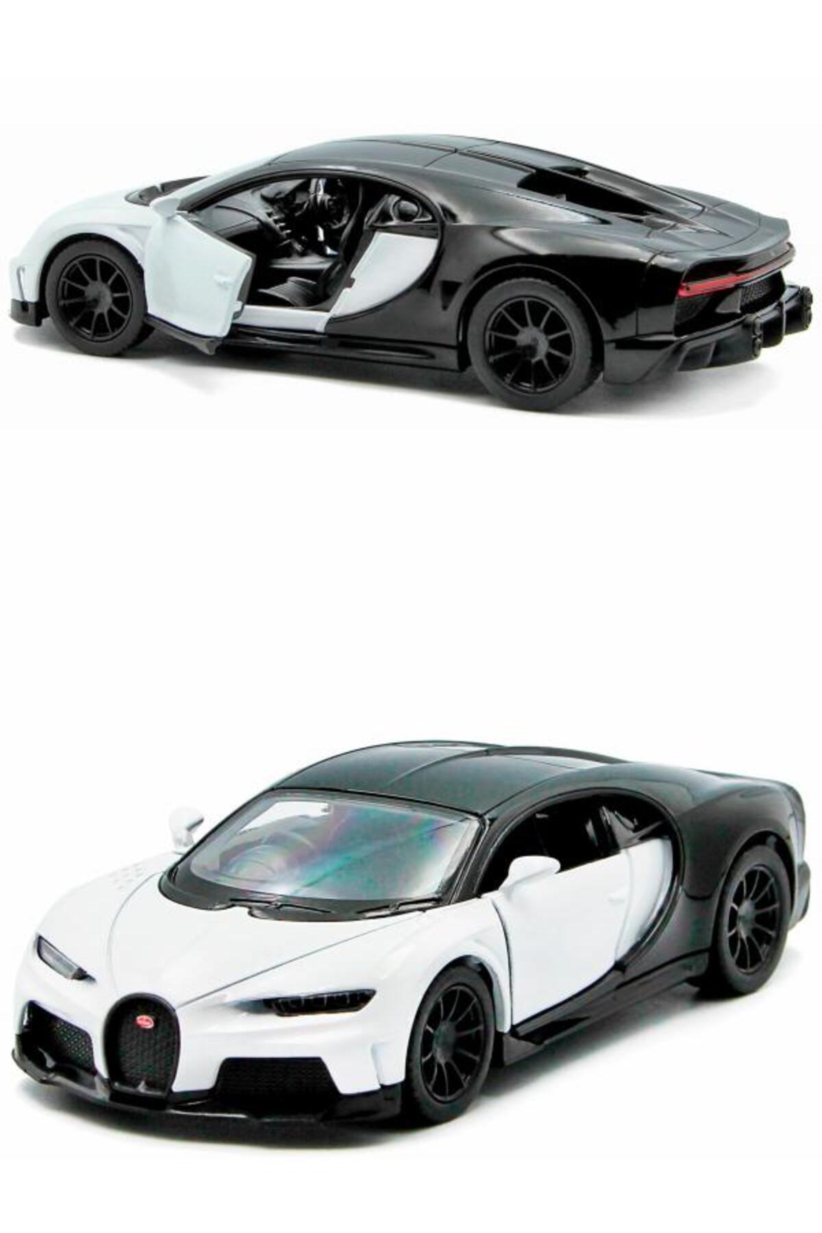 مدل خودرو KINSMART BUGATTI CHIRON PULL &amp; DROP DIECAST CAR اورجینال Kinsmart