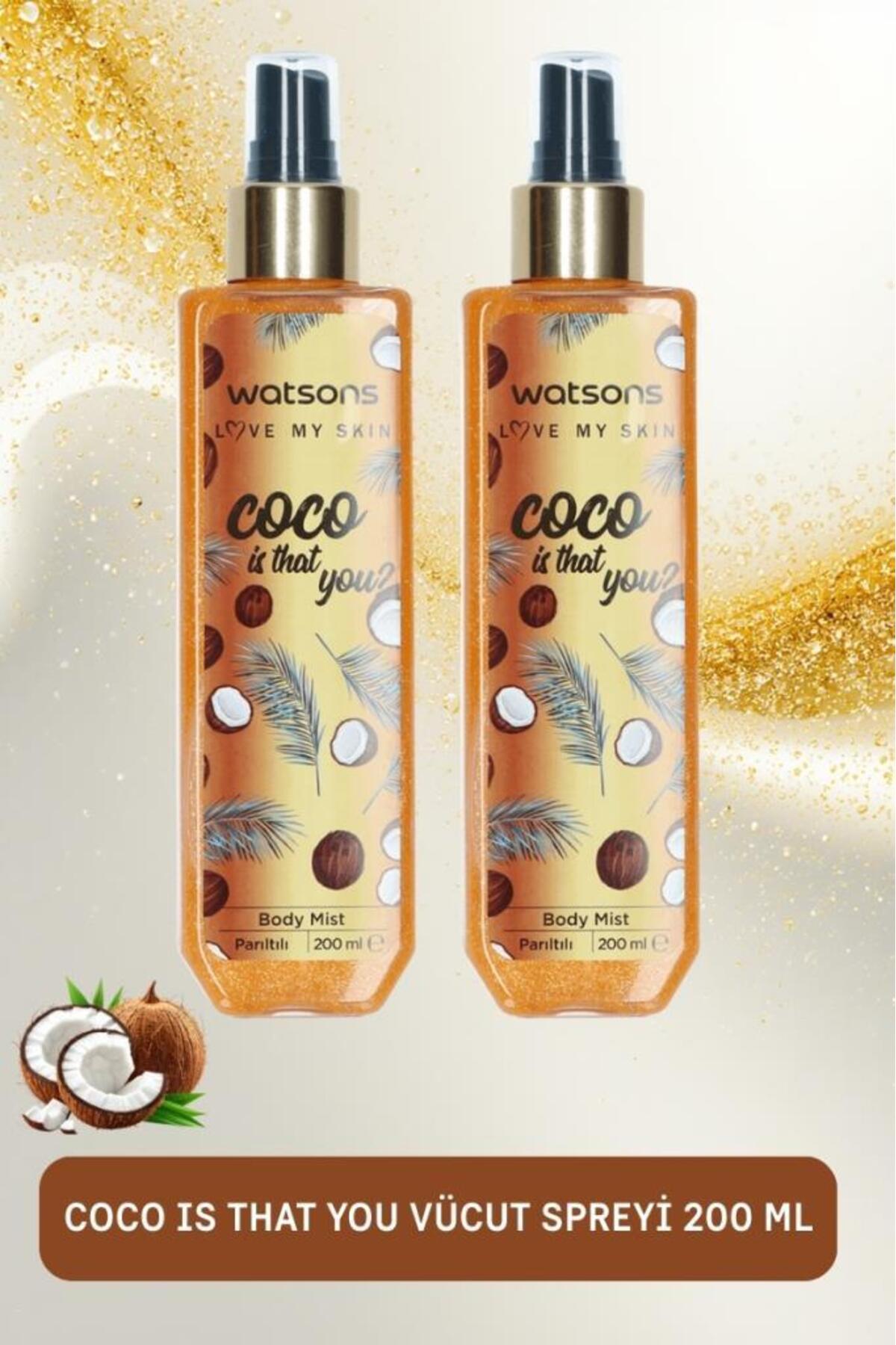 اسپری بدن واتسونز Watsons Coco Is That You، بسته ۲ عددی، هرکدام ۲۰۰ میلی‌لیتر