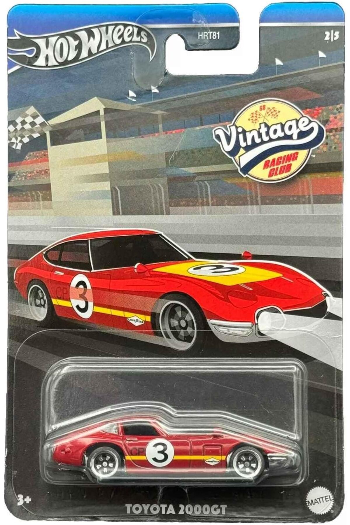 ماشین اسباب بازی سریال ویژه VINTAGE CARS TOYOTA 2000GT HRV07 HRT81 هات ویلز اورجینال HOT WHEELS