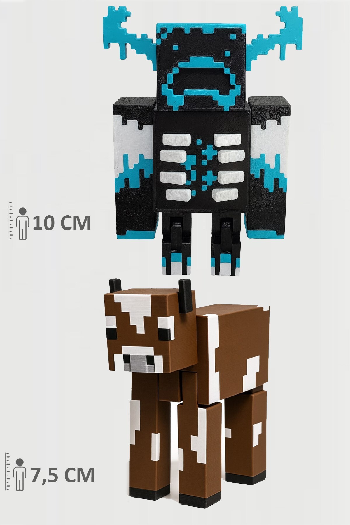 اسباب بازی های فیگور دیگر MINECRAFT WARDEN و CREAKING SQUEAK SET ARTICULATED ACTION FIGUR FigürDizayn
