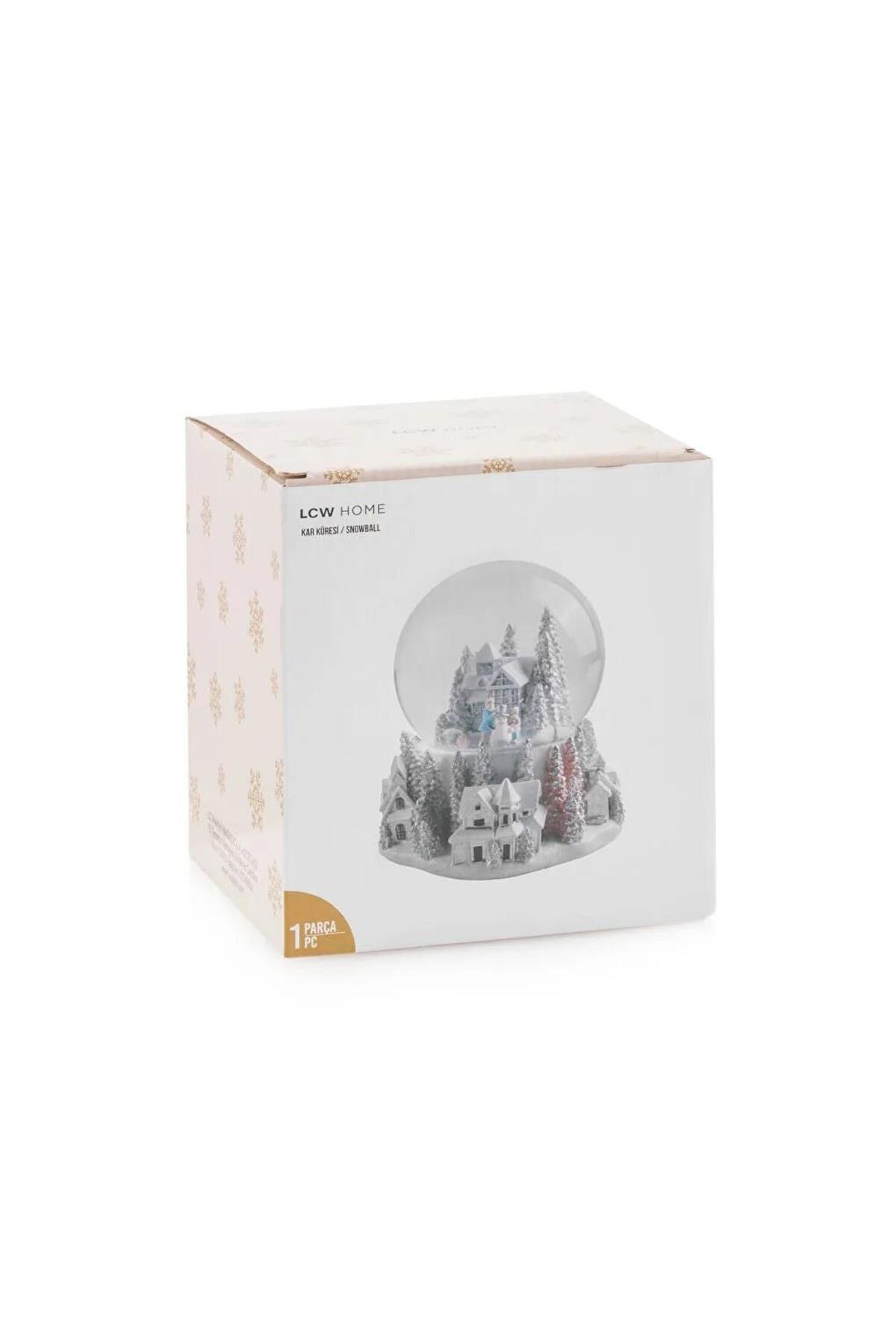 گوی برفی SNOW GLOBE موزیکال با موضوع سال نو 15 سانتی متر W5 از ترکیه LC Waikiki