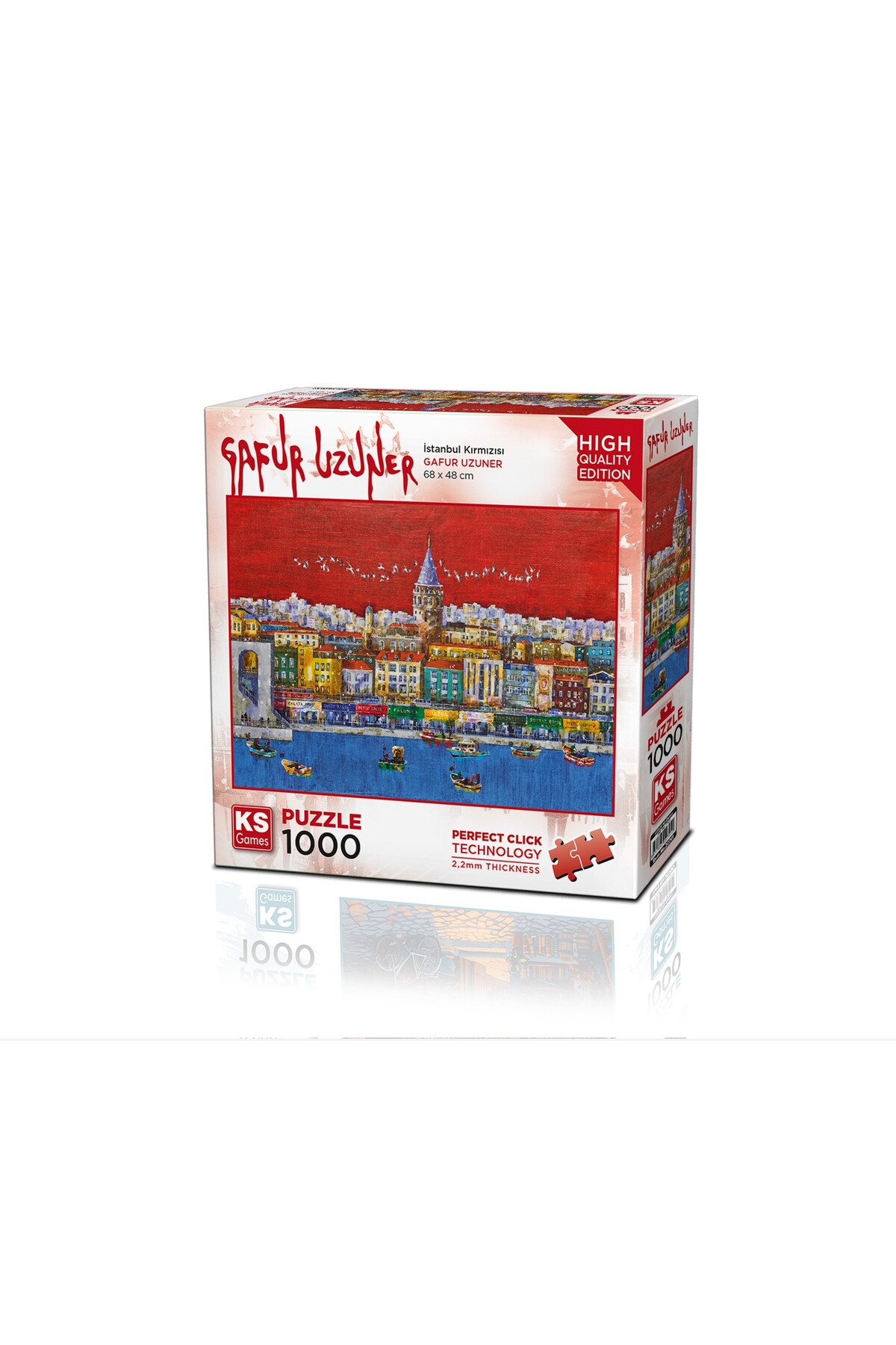 پازل 1000 تکه قرمز استانبول از ترکیه Ks Games