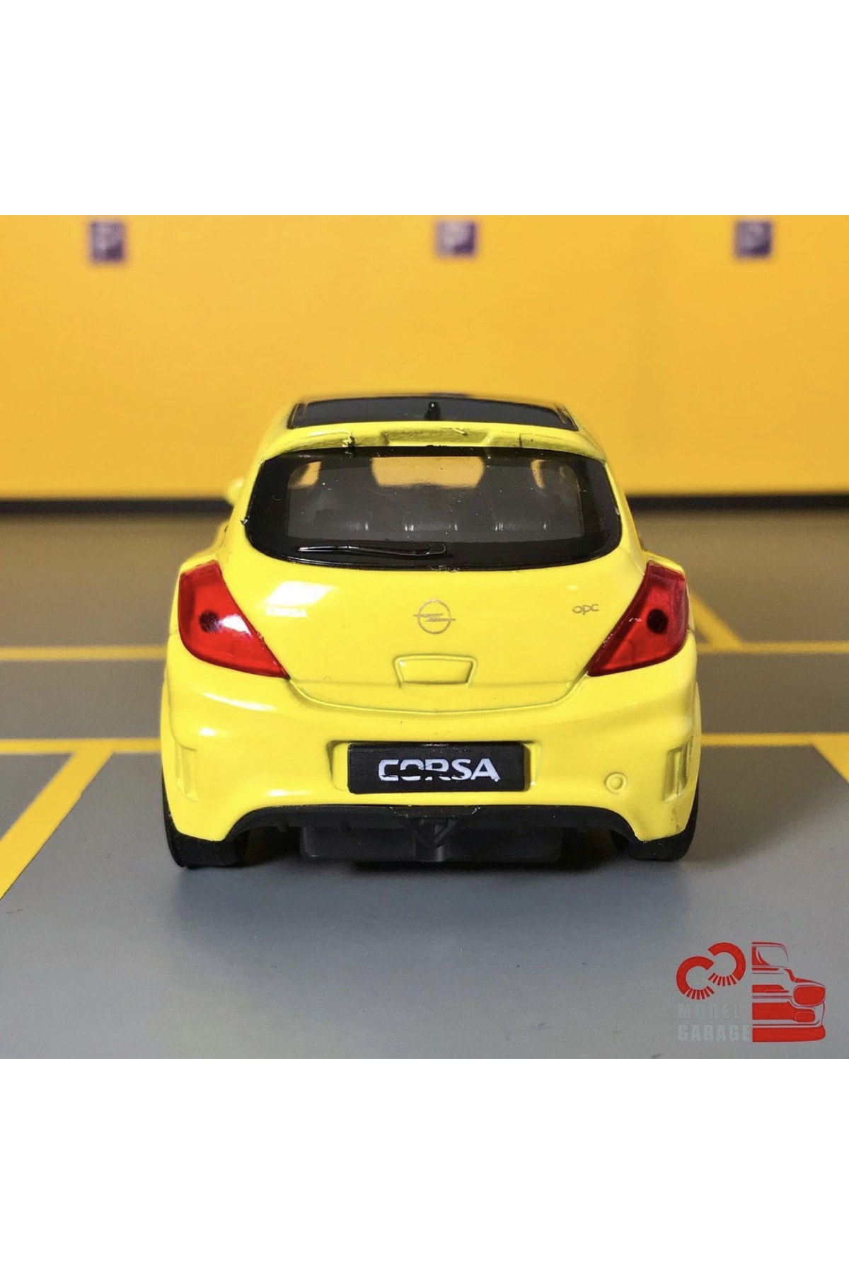 مدل خودرو OPEL CORSA OPC 1 36 SCALE C&amp;C MODEL GARAGE PULL DROP DIECAST METAL TOY CAR اورجینال Genel Markalar