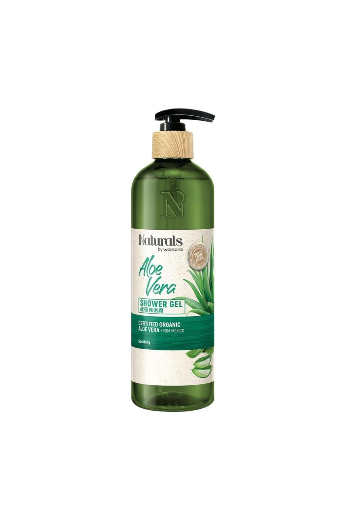 Naturals By Watsons ژل حمام آلوئه ورا 490 میلی لیتر