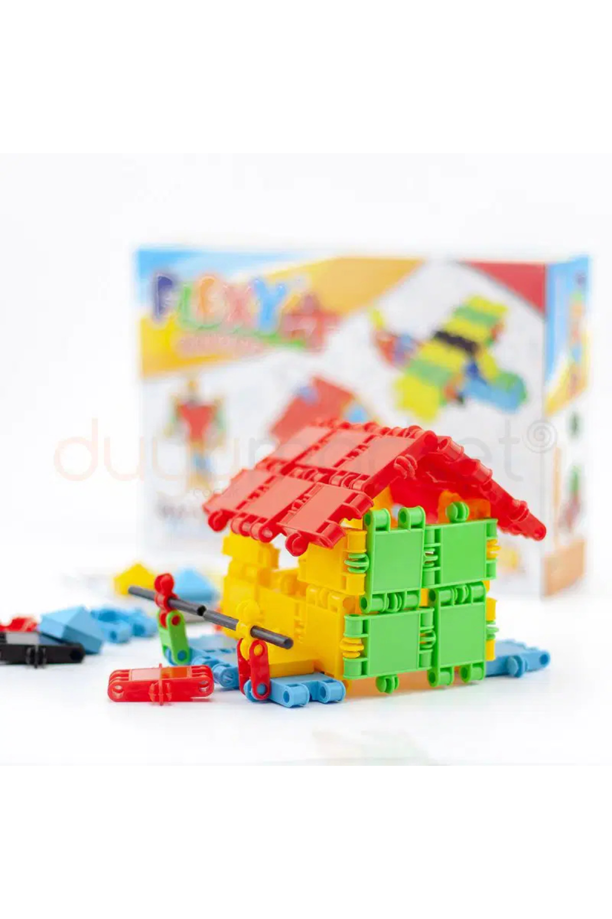 لگو و اسباب بازی های ساخت محور بلوک آموزشی 88 قطعه انعطاف پذیر از ترکیه Tıfıl Toys
