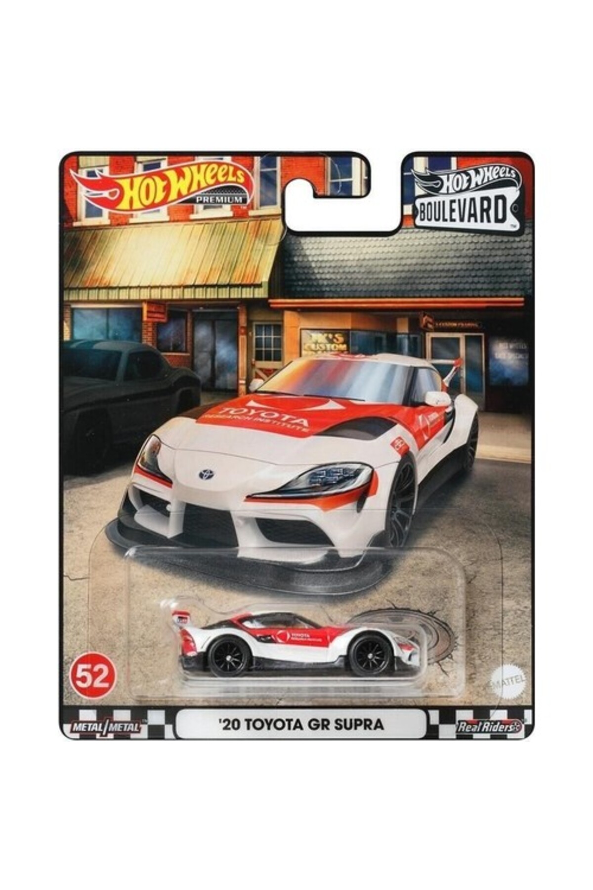 ماشین اسباب بازی بلوار پریمیوم 20 تویوتا GR سوپرا GJT68 HCR16 از ترکیه HOT WHEELS