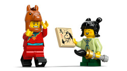 مجموعه ساختنی و نمایشی تابلو چهار اسب دونده لگو LEGO آیکونیک مدل 80119، ۱۶۵۰ قطعه