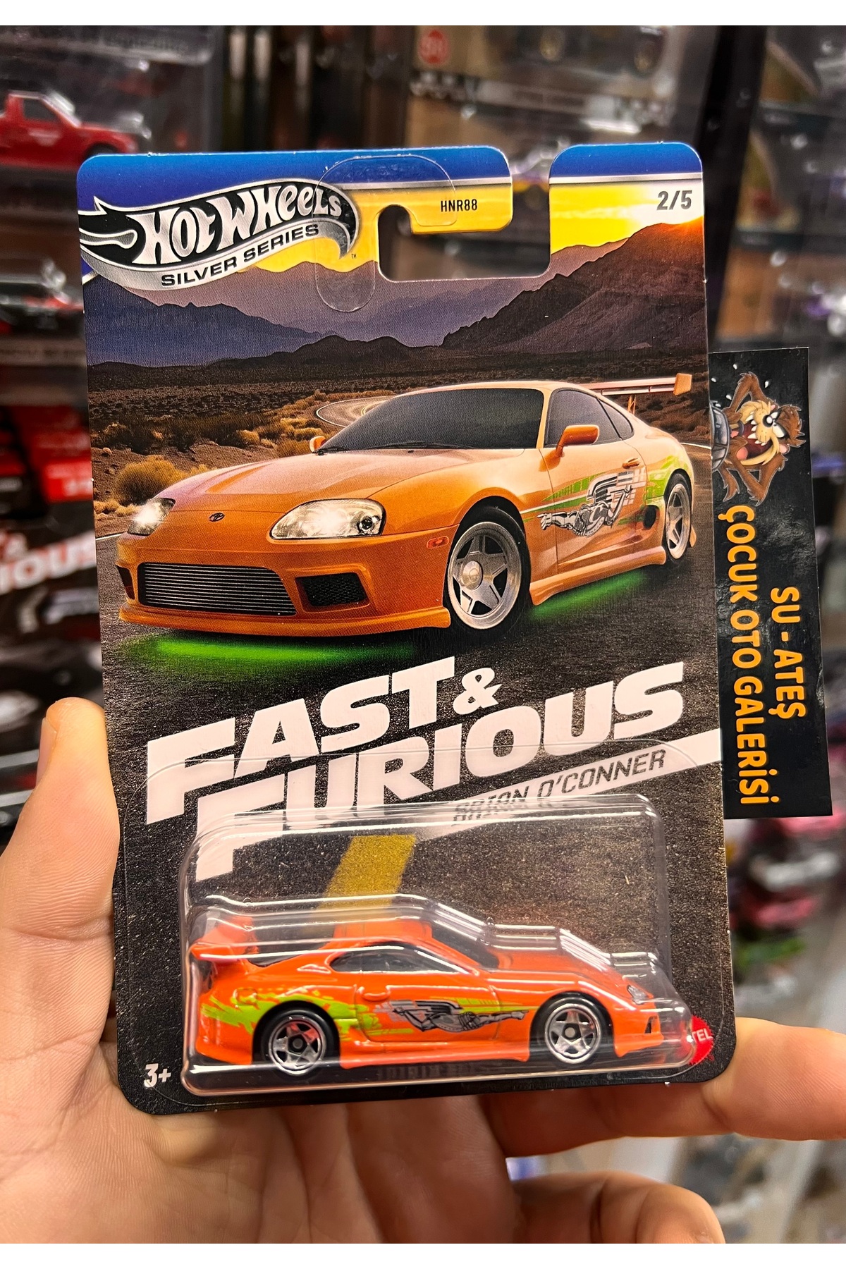 ماشین اسباب بازی O'CANNER TOYOTA SUPRA سریع و هات ویلز اورجینال HOT WHEELS