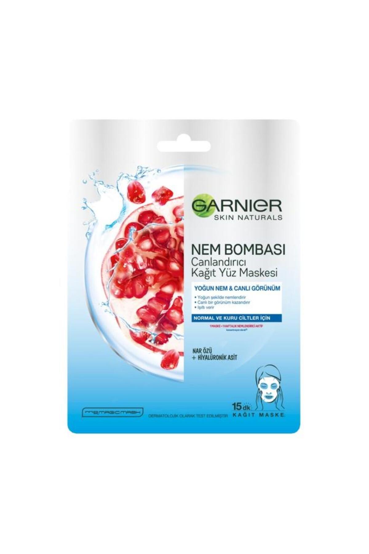 کرم بدن ماسک صورت کاغذ طراوت رطوبت Garnier