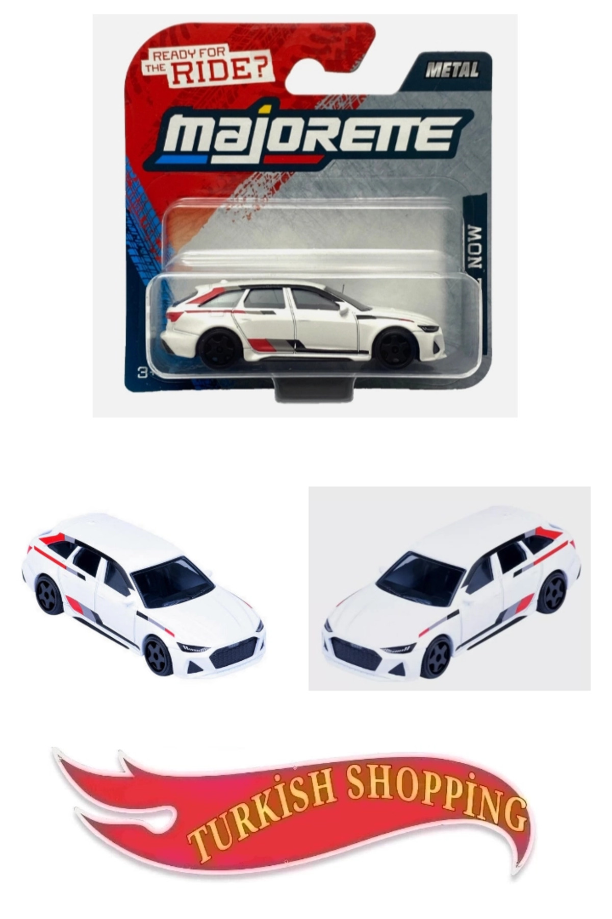 ماشین اسباب بازی 1:64 مقیاس آئودی RS 6 AVANT Majorette
