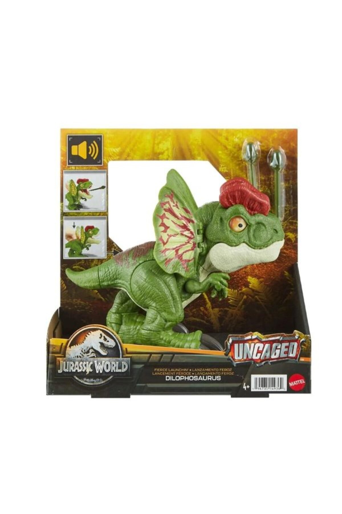 فیگور دایناسور ژوراسیک پارک DILOPHOSAURUS اصل Jurassic World