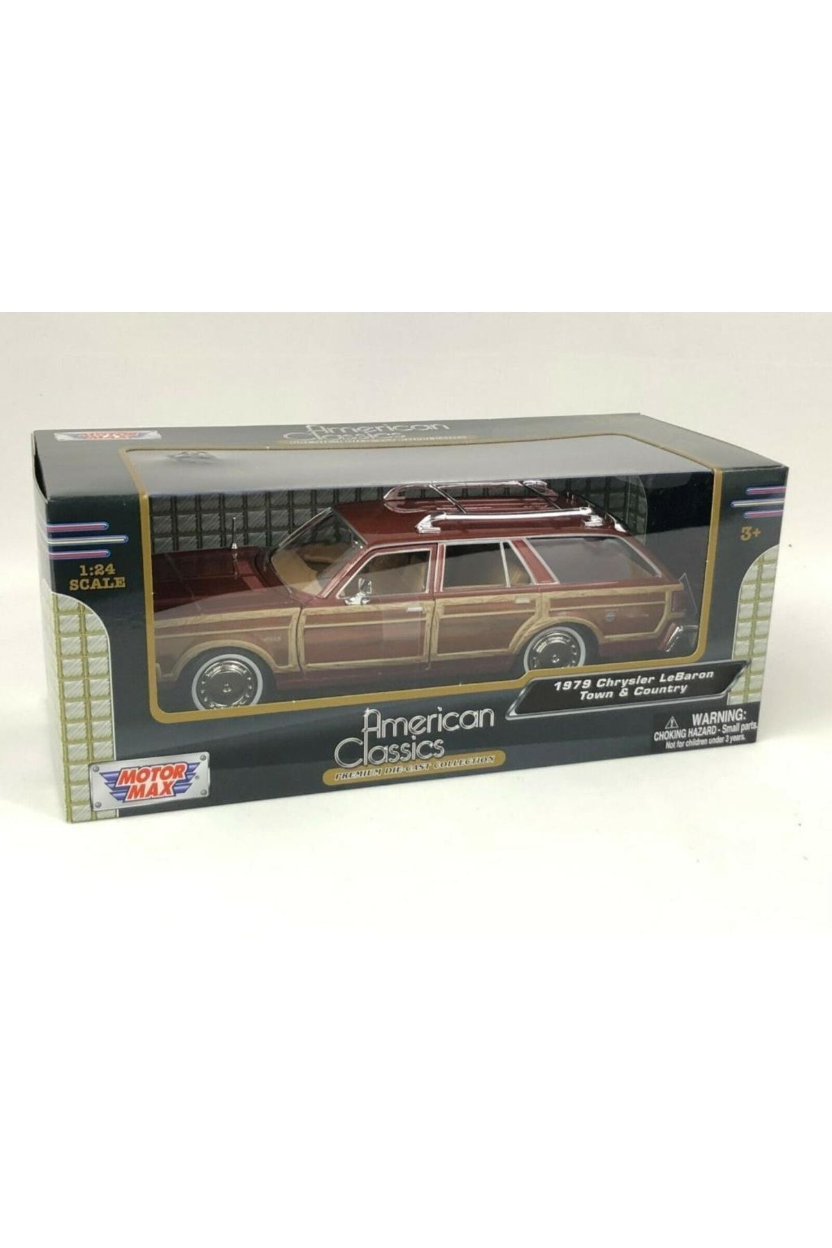 مدل خودرو MOTORMAX 1976 CHRYSLER LEBARON TOWN &amp; COUNTRY اورجینال Motor Max