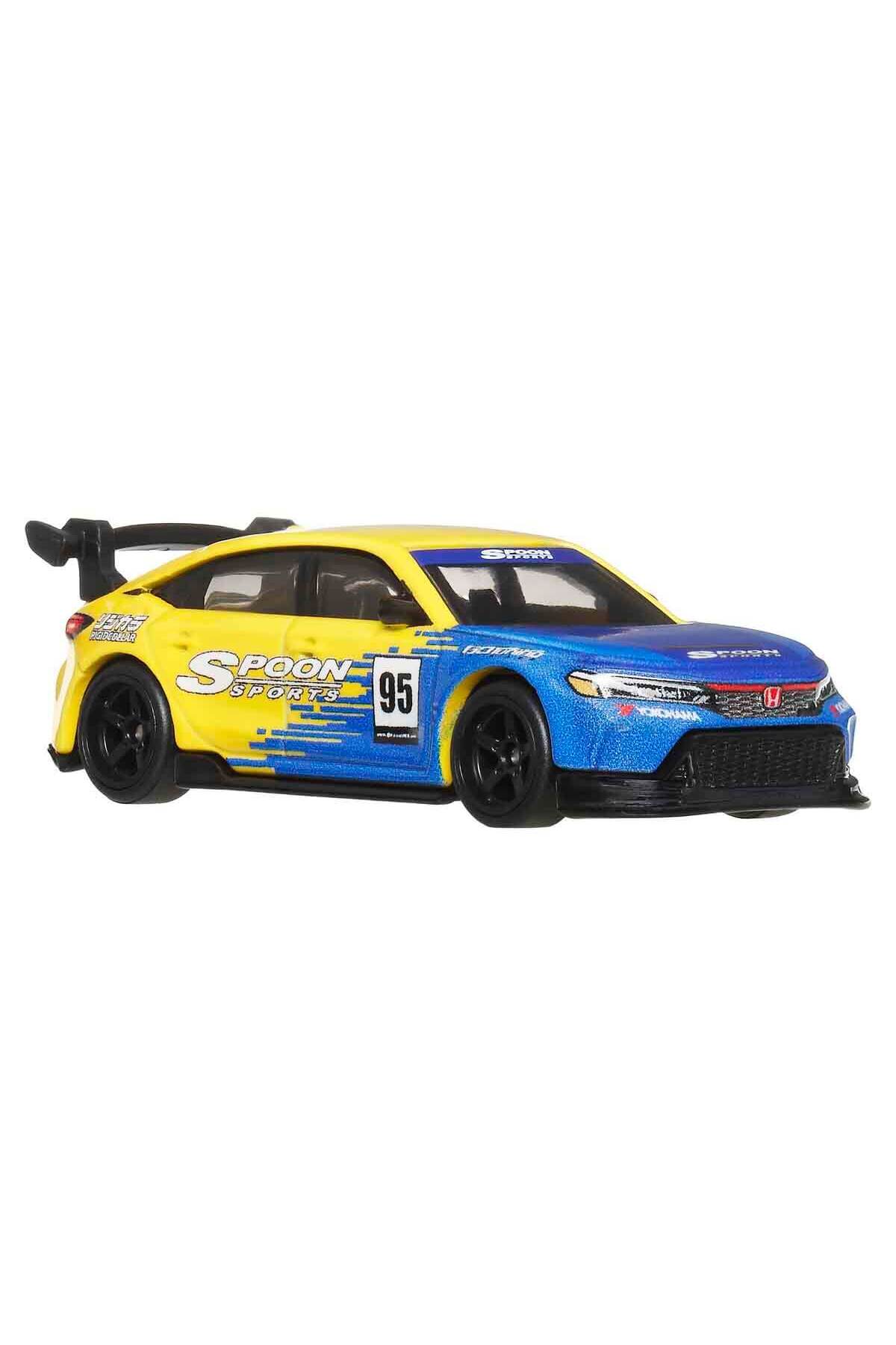 ماشین اسباب بازی 1:64 WHEELS HOT PREMIUM CAR CURTURE 2 PACK HBL96 99 HONDA CIVIC TYPE R و هات ویلز اورجینال HOT WHEELS