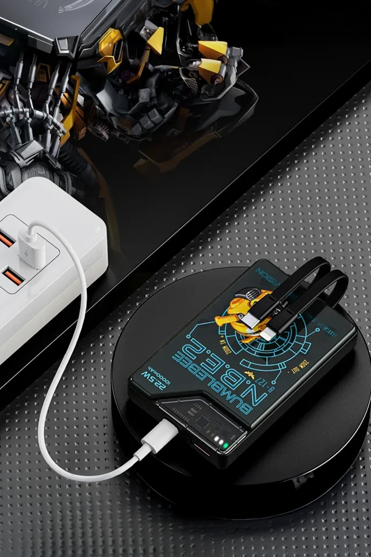 پاوربانک HASBRO دارای مجوز TF D10 10000 MAH اورجینال transformers