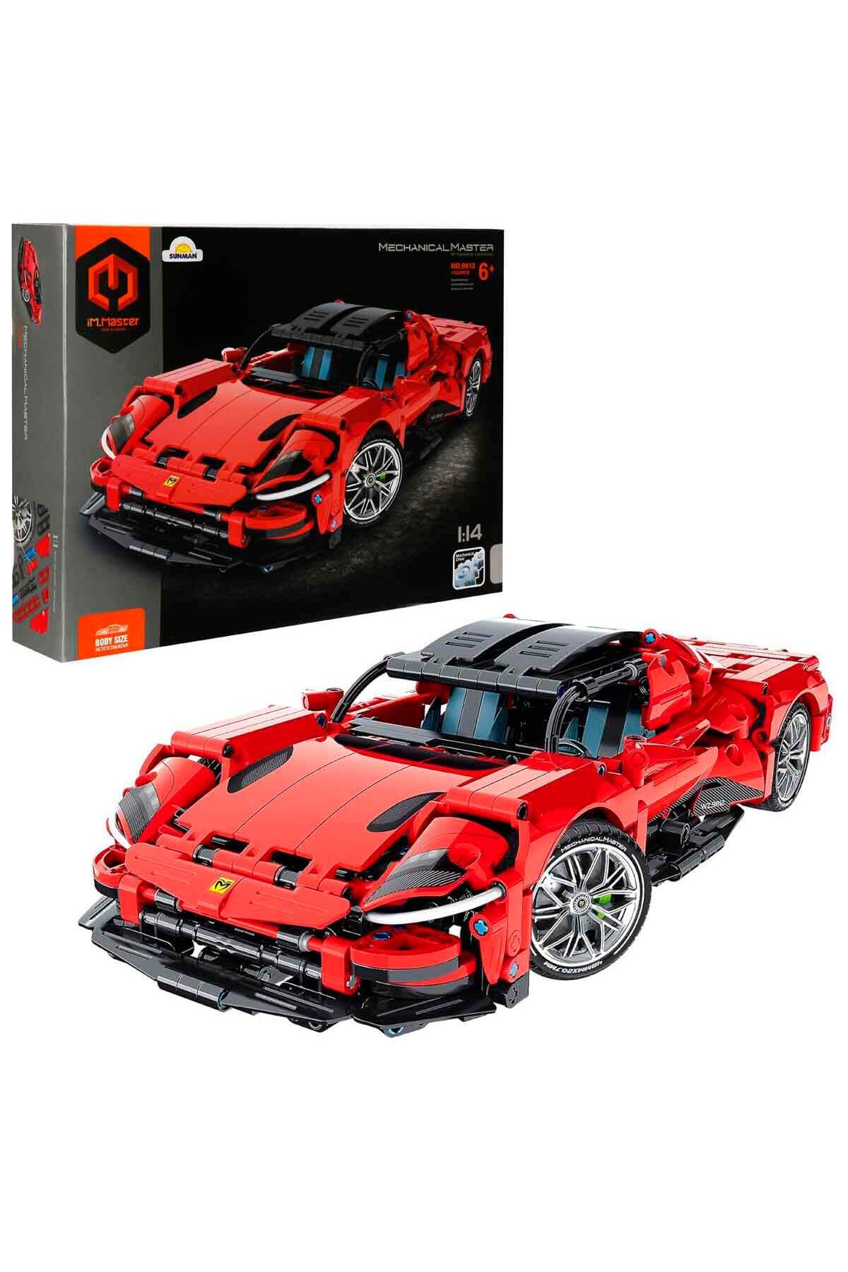 لگو و اسباب بازی های ساخت محور 1:14 من. MASTER RED SUPER CAR 1131 PIECES از ترکیه im Master