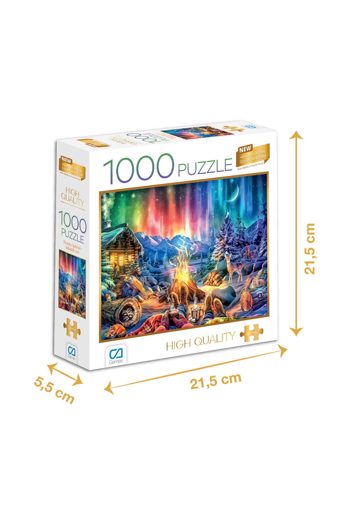 پازل چراغ های شمالی 1000 تکه CA Games