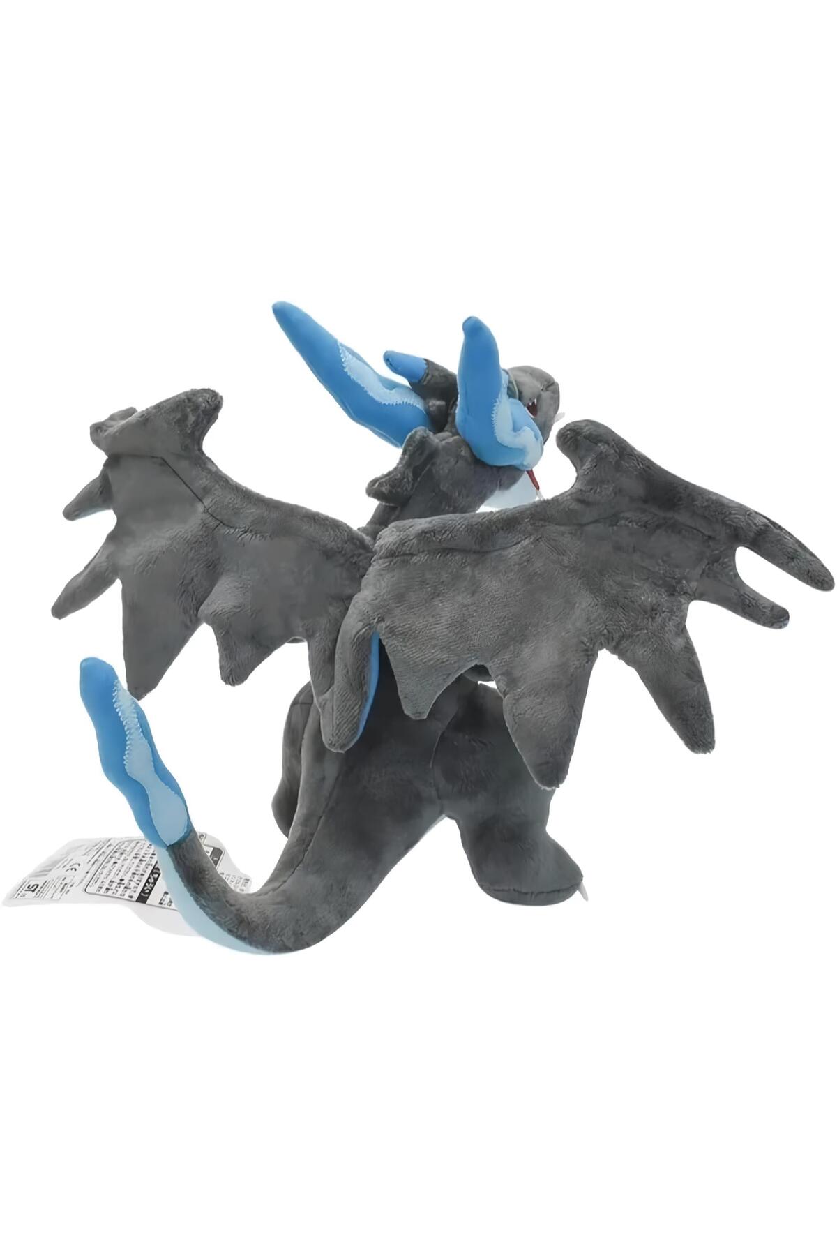 اسباب بازی های پشمی FABRIC XXL POKEMON MEGA CHARIZARD X DRAGON FIGURE PULSH TOY SLEEPING & PLAYMATE 120 سانتی متری وارداتی. e-life shop