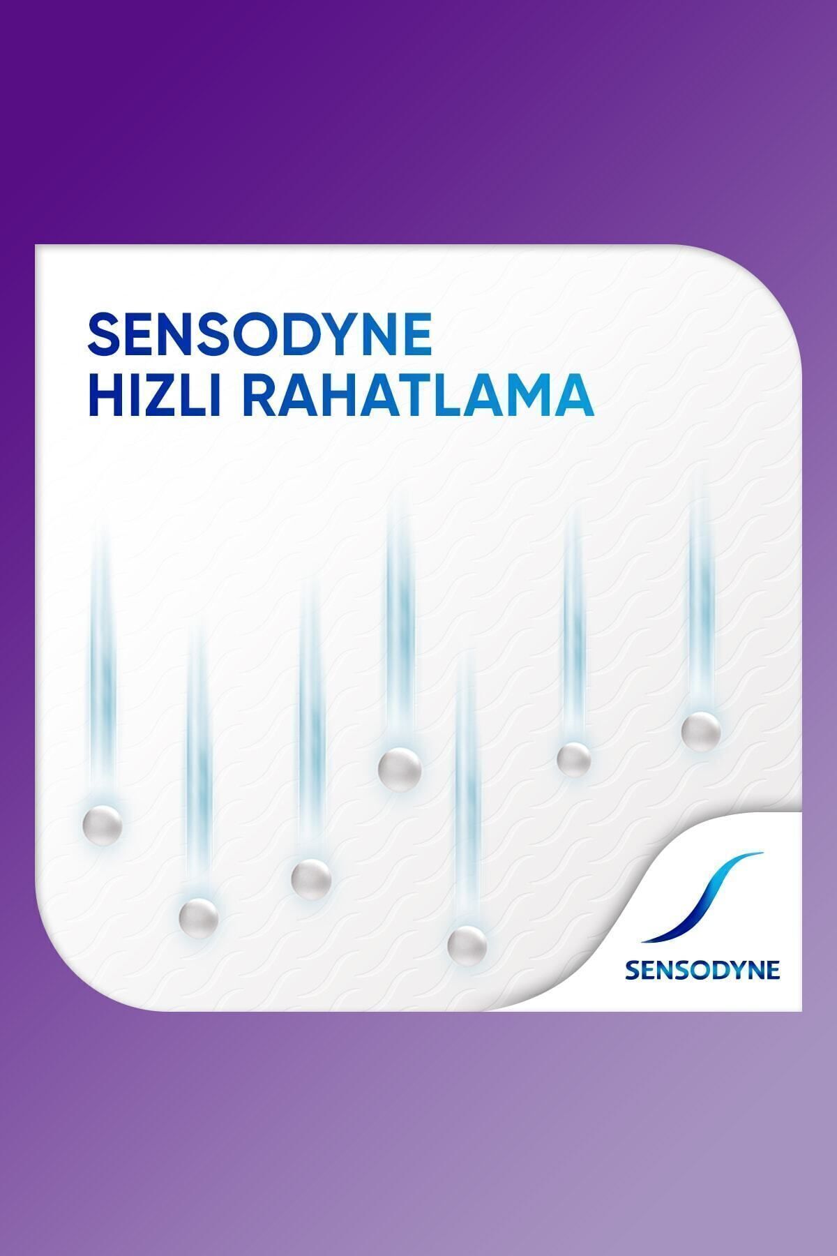 خمیر دندان سفیدکننده و تسکین دهنده مدل سریع 75 میلی لیتر سنسوداین Sensodyne