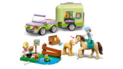 مجموعه ساختنی اسب و کره‌اسب با تریلر لگو LEGO فرندز Friends مدل 42695، ۲۷۹ قطعه، حداقل سن ۷ سال