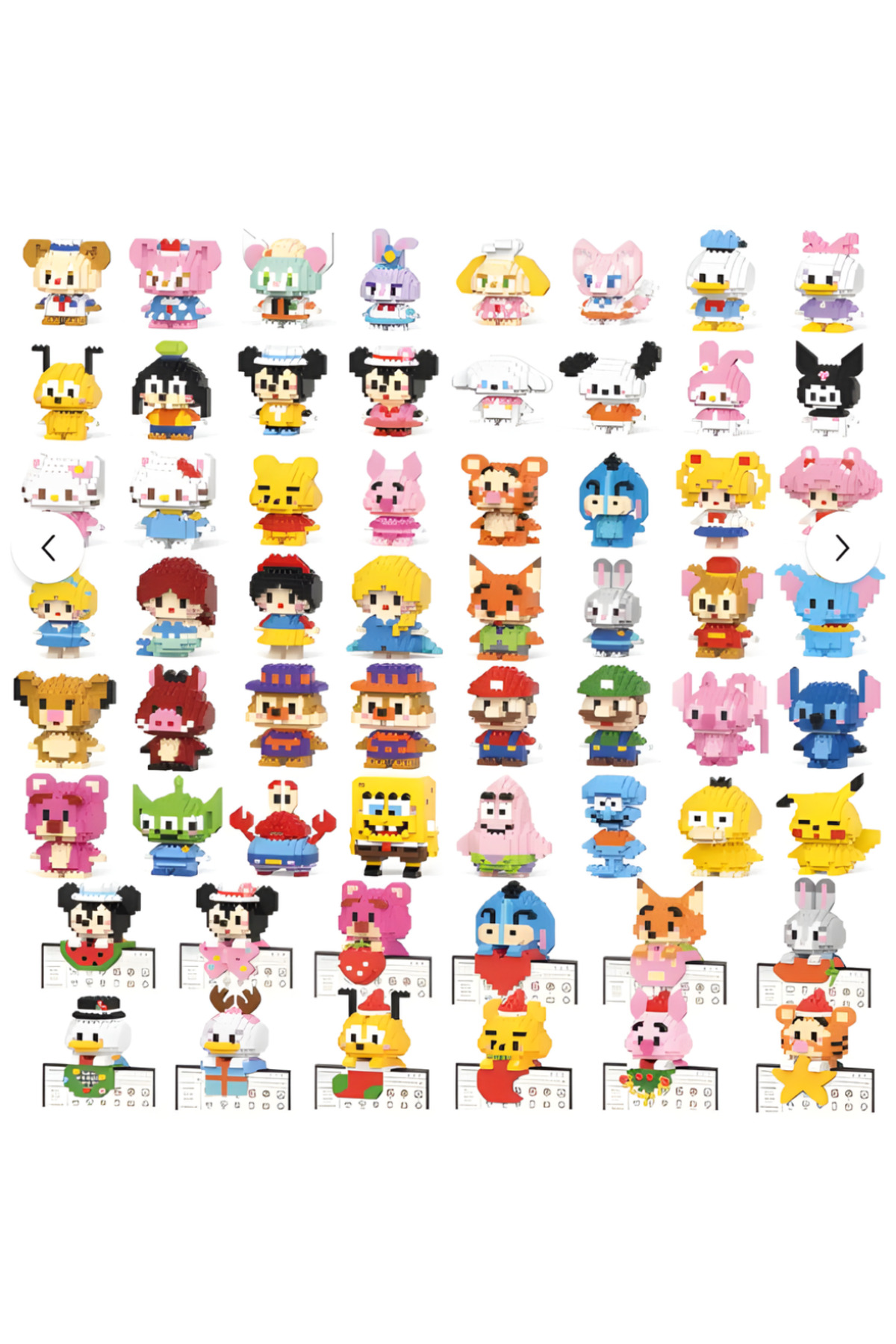 پازل سه بعدی آجر شخصیت های زیبا 3D ببر Mini Toyz