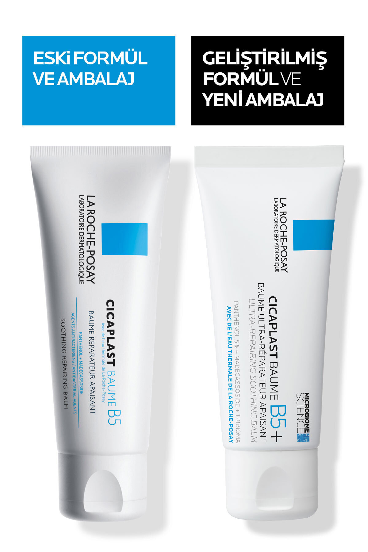 ست مراقبت کودک پسرانه و دخترانه بچگانه مجموعه از پوست لیپیکار: CICAPLAST BAUME B5 &amp; SYNDET AP+&amp; AP+M THERMAL WATER BAG La Roche Posay