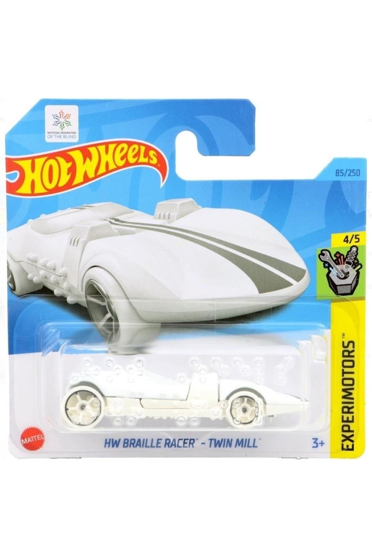 ماشین اسباب بازی اتومبیل های تک بریل RACER TWIN MILL HKG33 هات ویلز اورجینال HOT WHEELS