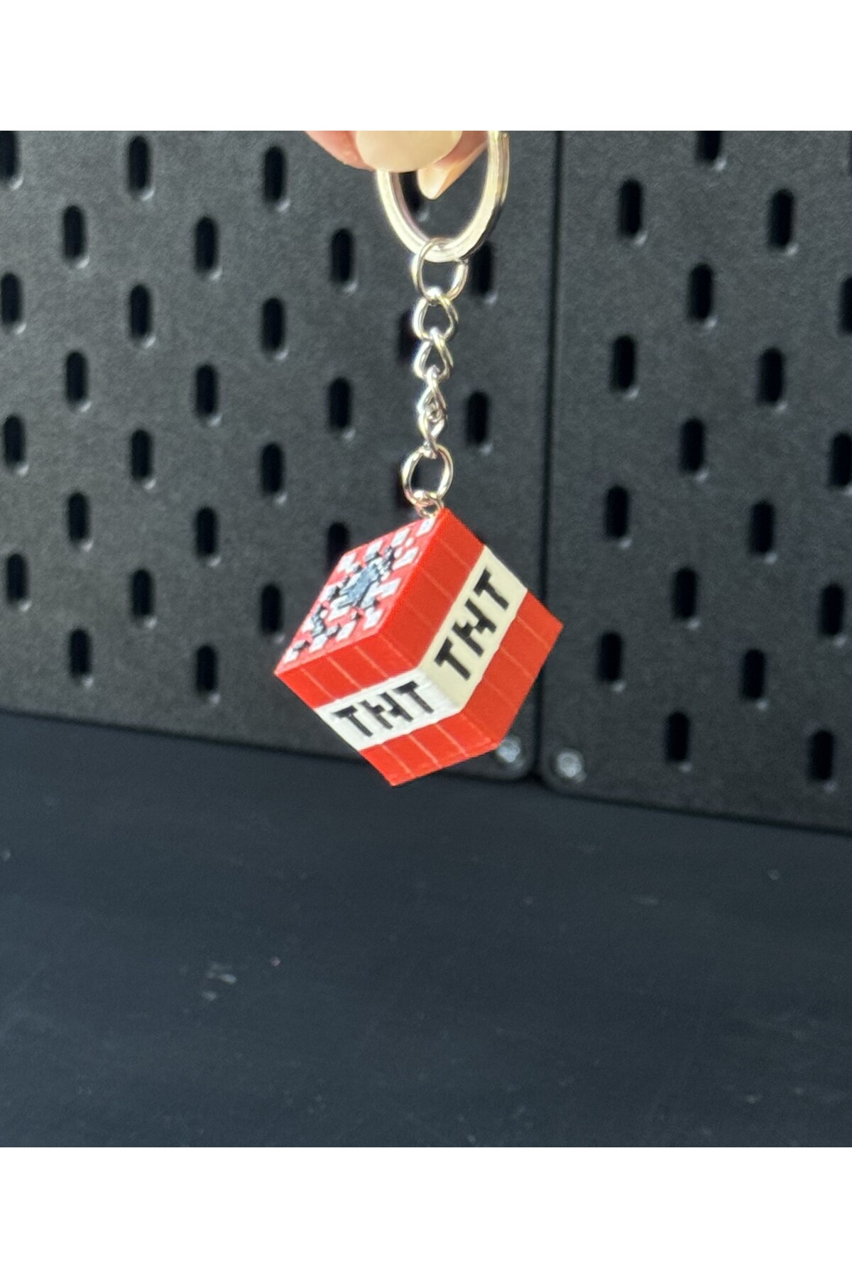 MINECRAFT TNT KEYCHAIN اورجینال Aygır Studyo