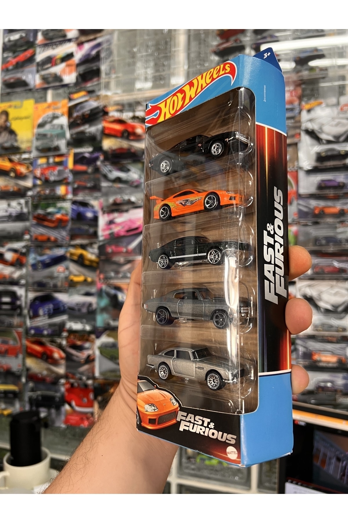 ماشین اسباب بازی مجموعه 5 تایی سریع و خشن HOT WHEELS
