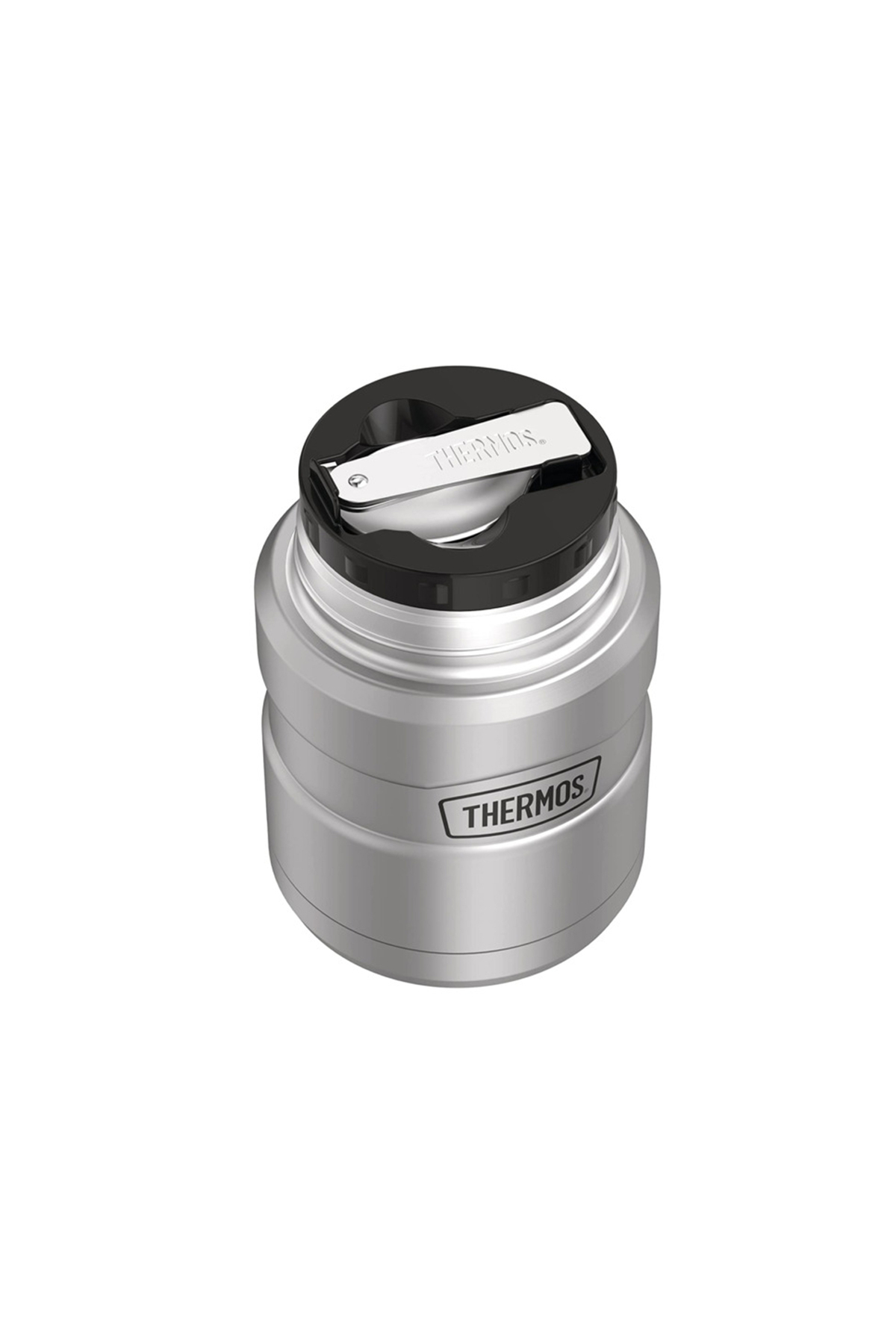 فلاسک قمقمه غذا 0.47 لیتری با عایق سرد فولاد ضد زنگ قاشق رنگارنگ اورجینال Thermos