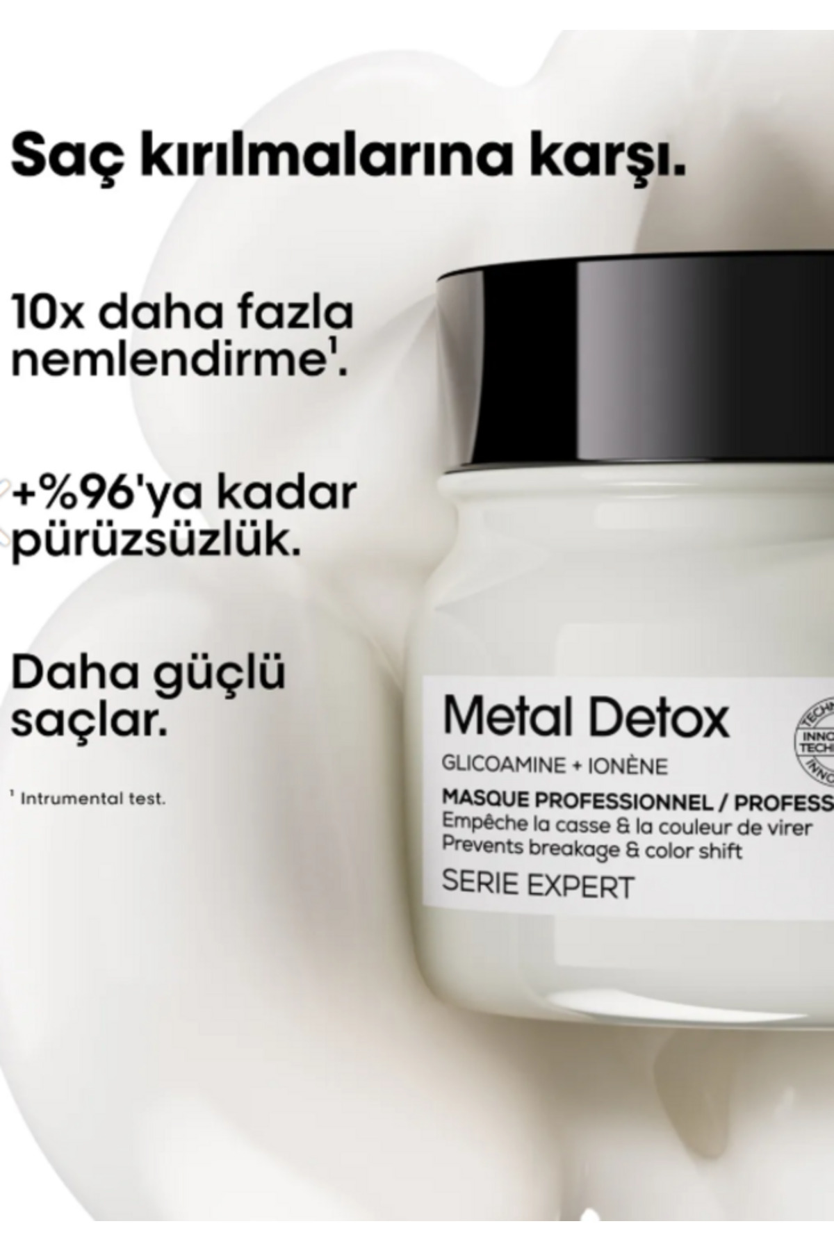 شامپو زنانه مجموعه نگهداری سم زدایی فلزی حرفه ای LOREAL | 500 میل شامپو+ماسک 250 L'oreal Professionnel