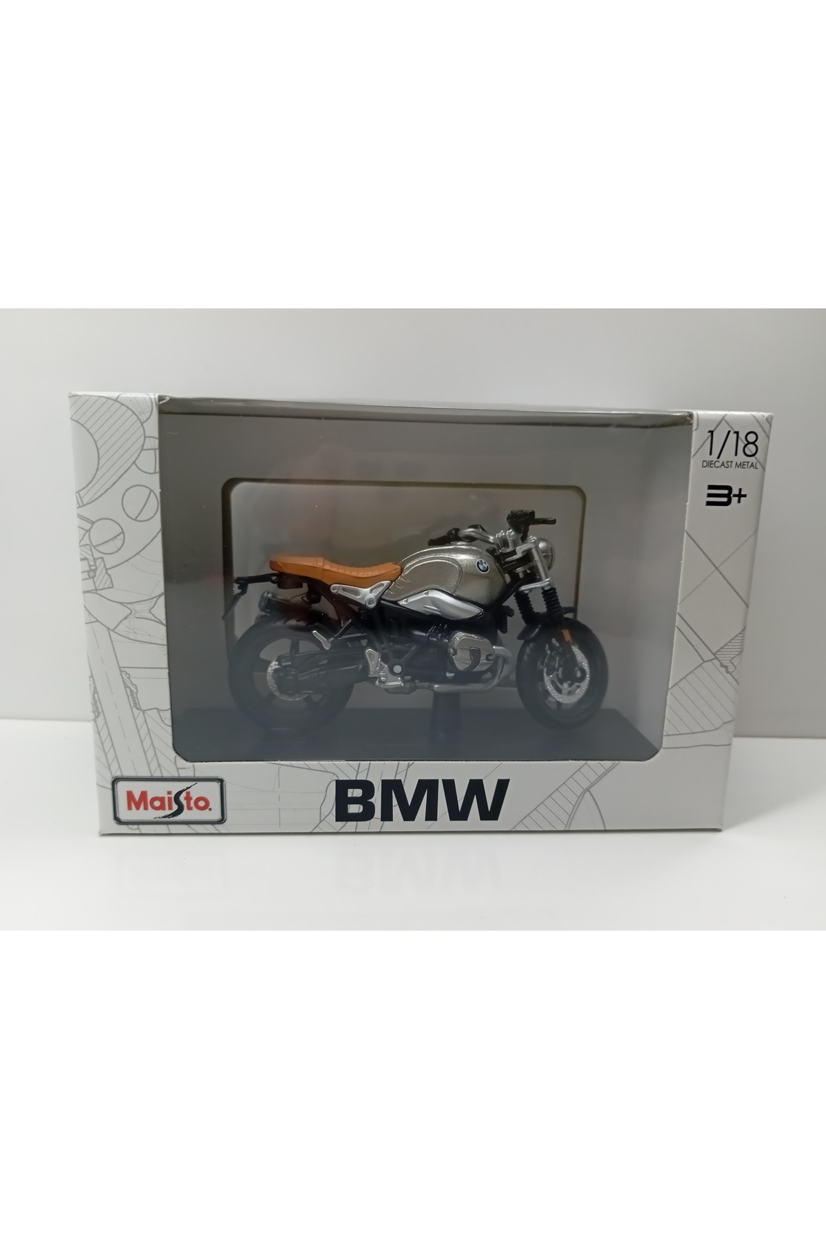 مدل خودرو DIANOMI MAISTO در مقیاس 1:18 BMW R SCRAMBLER موتور سیکلت فلزی اورجینال Maisto
