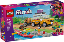 مجموعه ساختنی سفر دوستانه لگو LEGO فرندز Friends مدل 42659، خودروی یدک‌دار، ۲۲۰ قطعه، حداقل سن ۶ سال