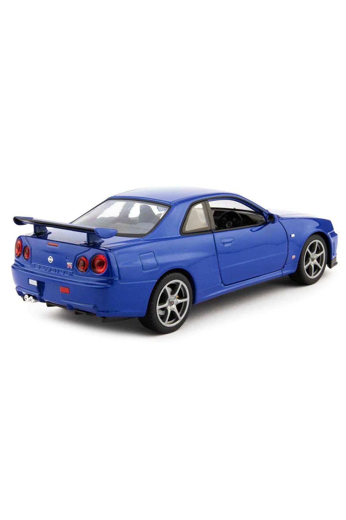 مدل خودرو ماشین نیسان SKYLINE GTR R34 1 24 SCALE DIECAST MODEL اورجینال WELLY