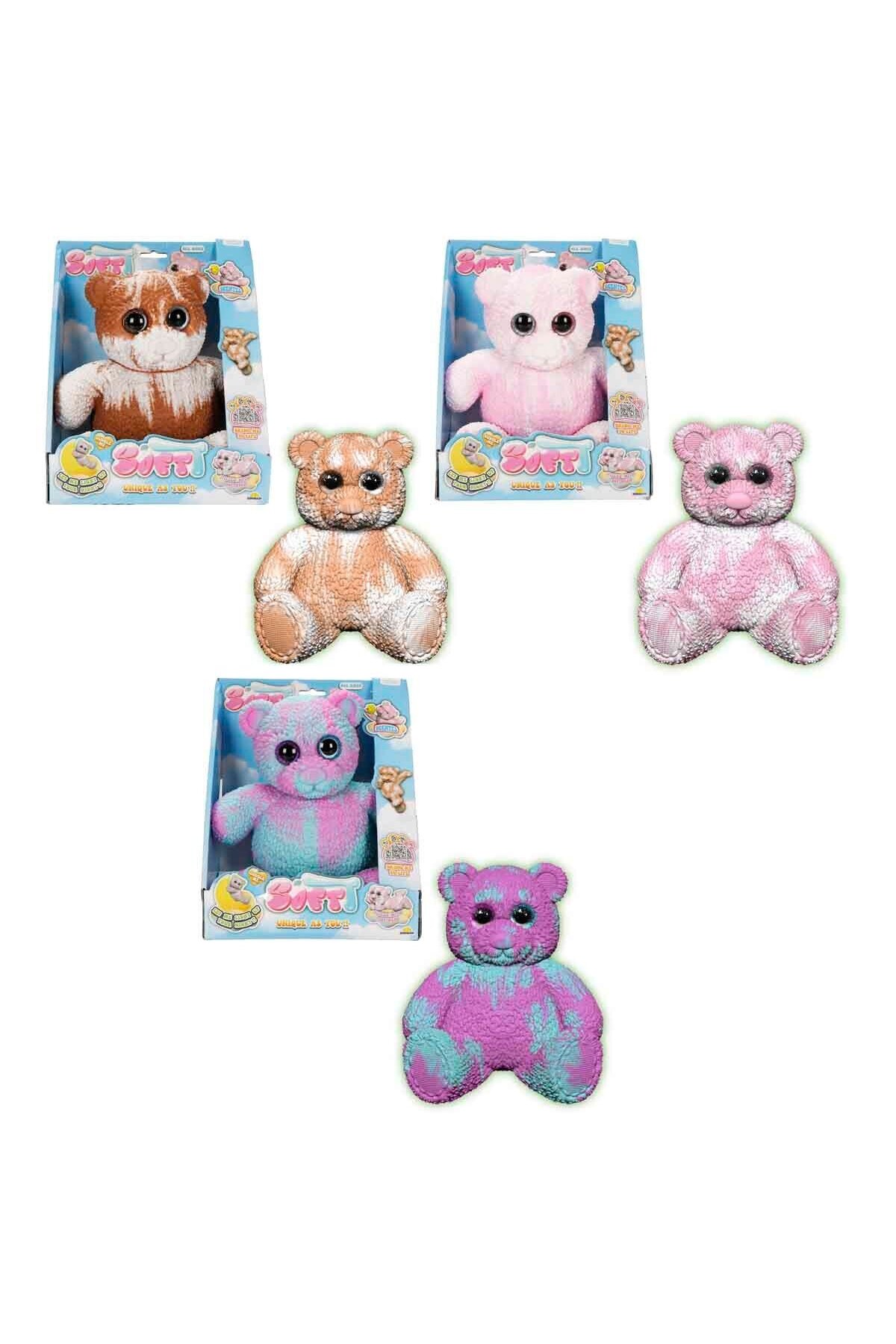اسباب بازی های پشمی 12331 SUN BTF FIGURE SOFTT BEAR DELUXE GLOWING IN THE DARK 3A از ترکیه Sunman