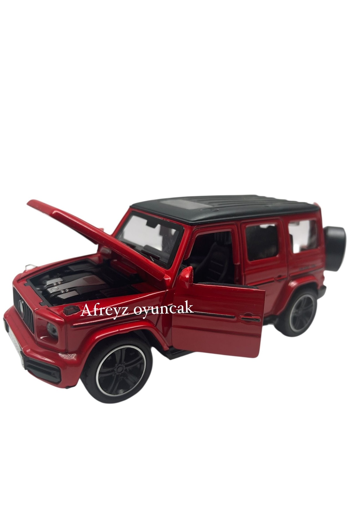 ماشین اسباب بازی DIECAST, METAL TOY CAR MERCEDES G65 JEEP PULL AND DROP MODEL WITH SOUND LIGHT 1:32 SCALE afreyz oyuncak