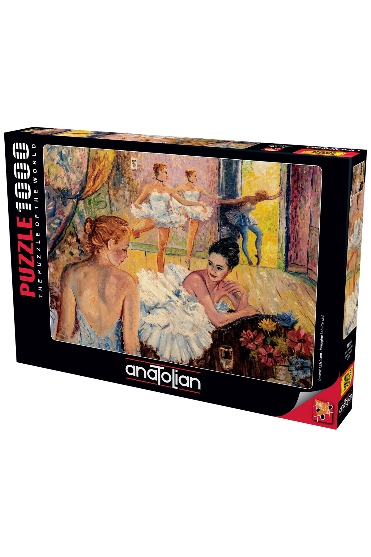 پازل اره منبت کاری مویی 1000 قطعه استودیو باله 1119 از ترکیه Anatolian Puzzle