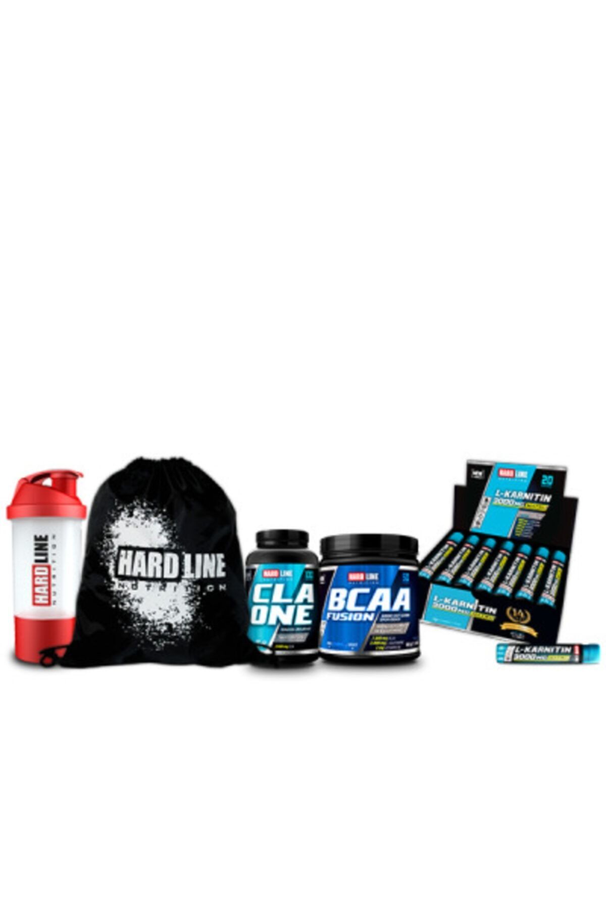 پروتئین بار BCAA FUSION 500 گرم + ال کارنیتین ماتریکس 3000 میلی CLA ONE COMBINATION اورجینال Hardline