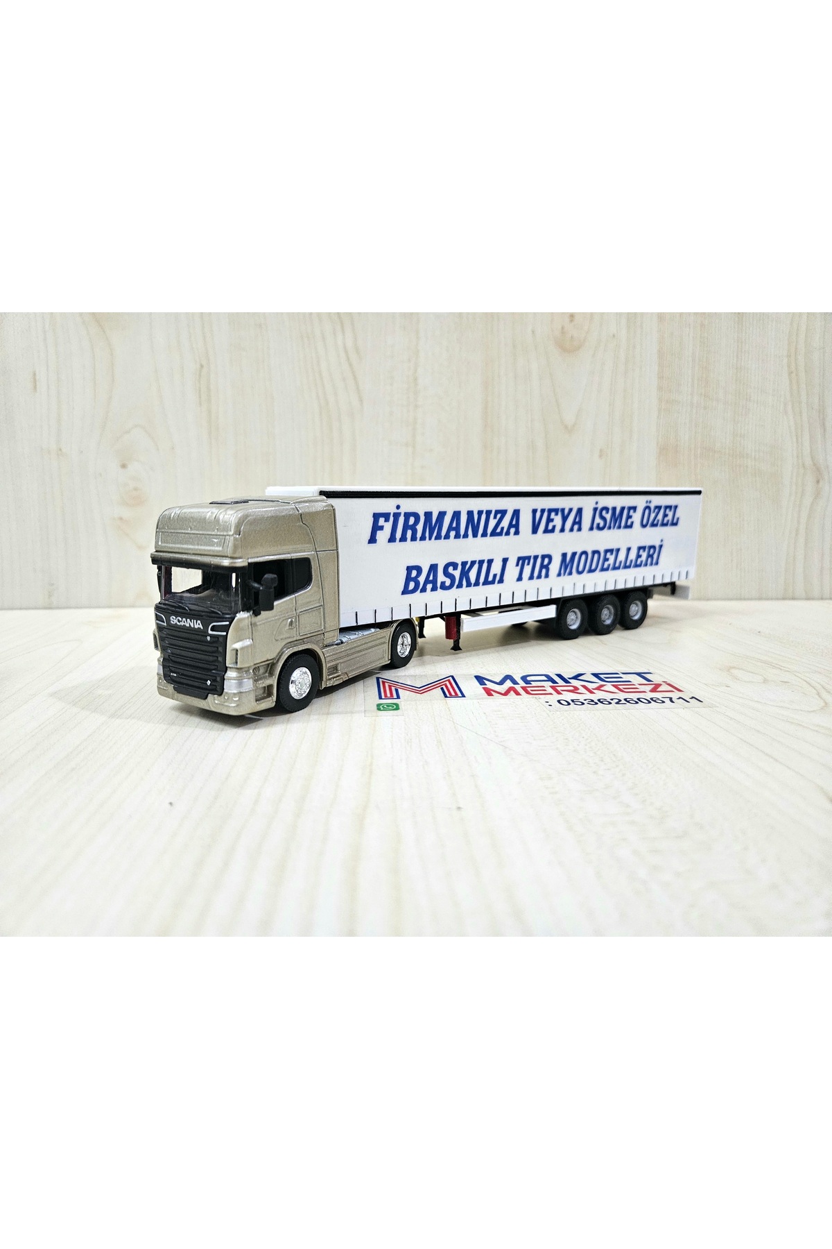 مدل خودرو SCANIA R730 TRUCK MODEL خاکستری 1 64 با طول 25 سانتی متر نام شرکت را می توان نوشت اورجینال WELLY