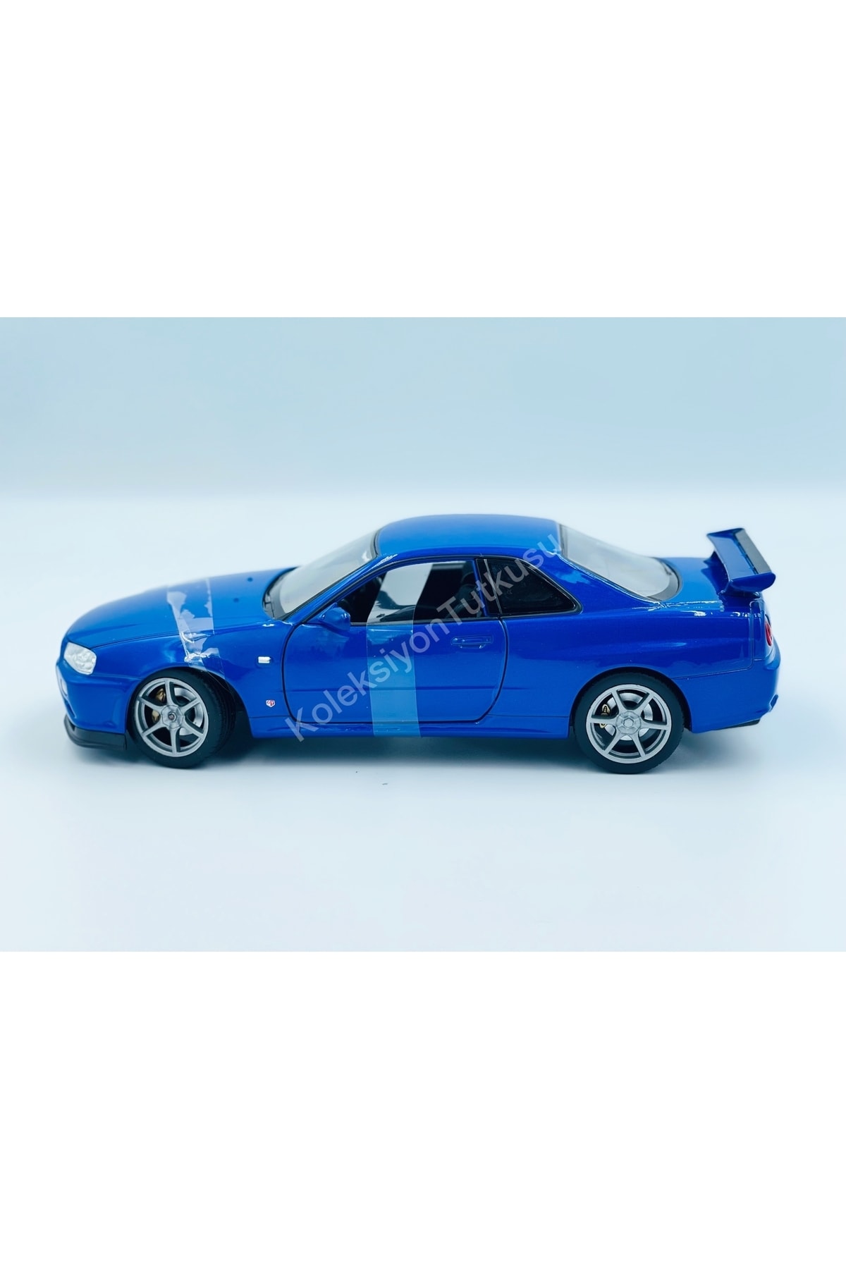 مدل خودرو COLLECTIONTUTUSU 1 24 SCALE NISSAN SKYLINE GTR R34 ماشین اورجینال WELLY