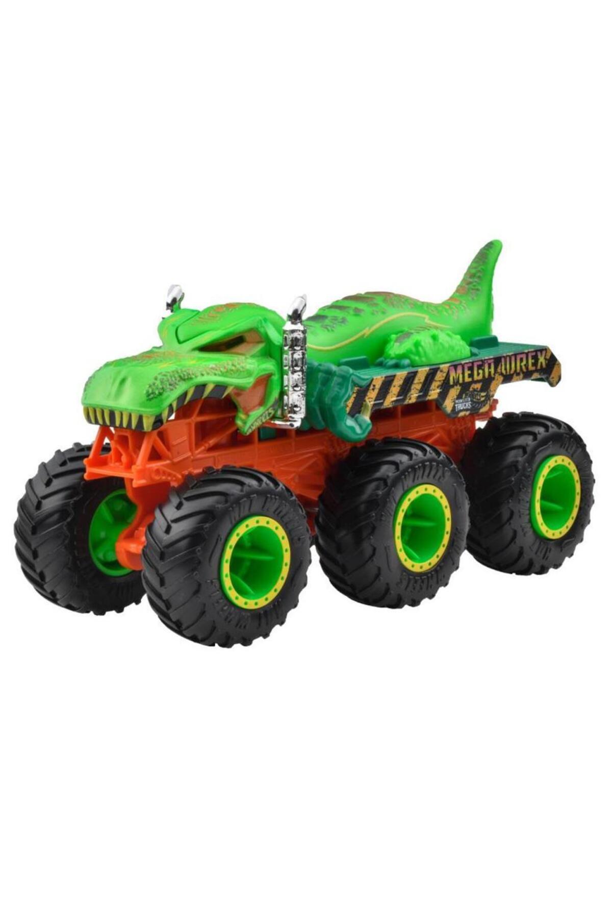 ماشین اسباب بازی MONSTER TRUCKS 1:64 TOW CARS MEGA WREX HWN86 JCH44 از ترکیه HOT WHEELS