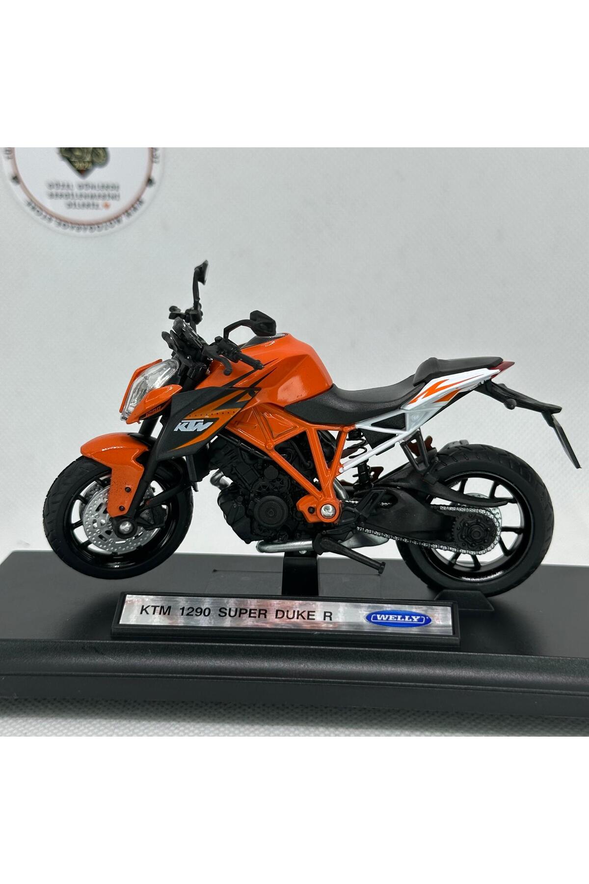 مدل خودرو KTM 1290 SUPER DUKE 1:18 SCALE DIECAST MOTORCYCLE MODEL – دارای مجوز اسباب بازی و مجسمه فلزی اورجینال MotoGarage