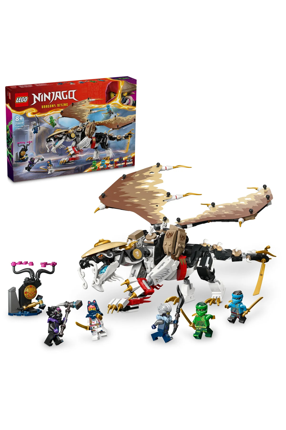 لگو و اسباب بازی های ساخت محور ® NINJAGO® MASTER DRAGON EGALT 71809 مجموعه ساختمانی خلاقانه اسباب‌بازی برای کودکان 8 سال به بالا 532P از ترکیه LEGO