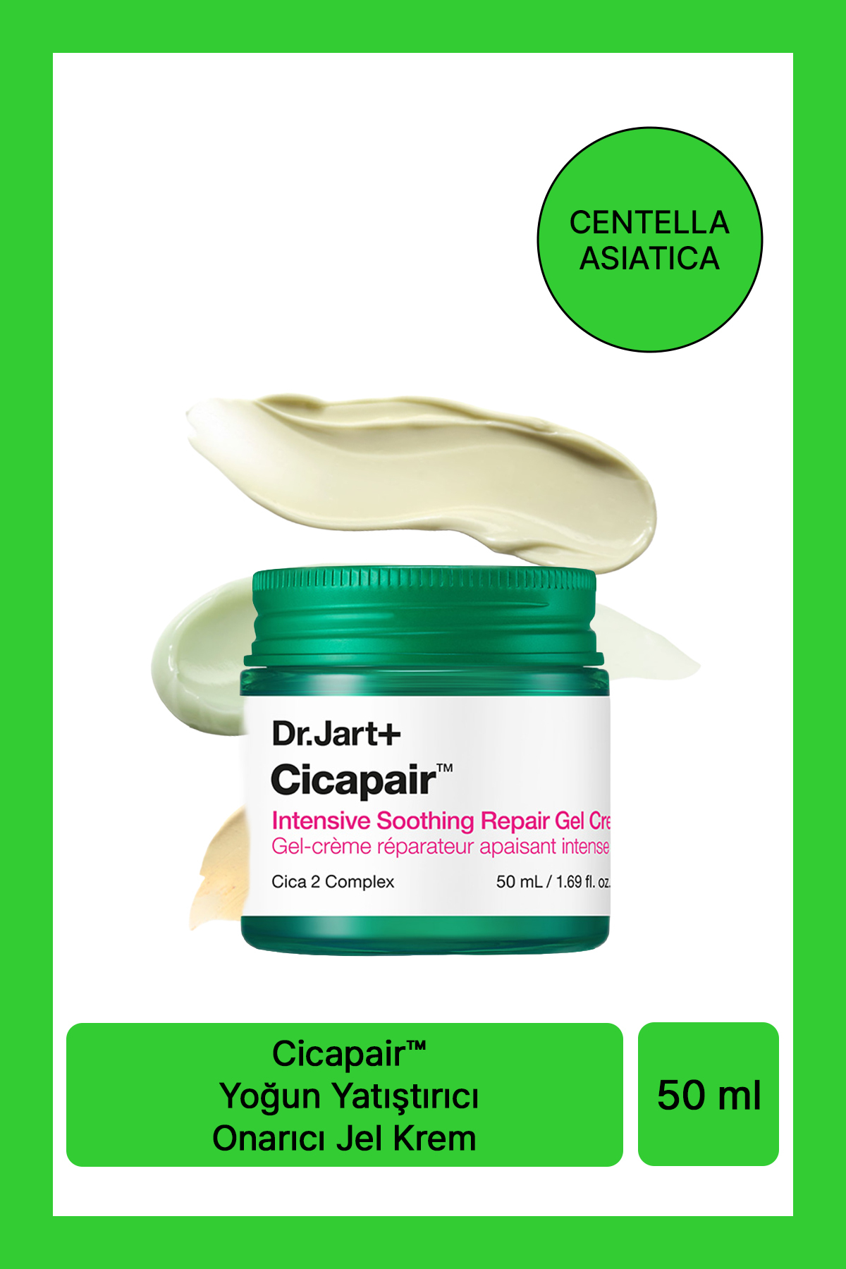 کرم صورت ژل ترمیم کننده تسکین دهنده فشرده سیکا ایر 50 میلی لیتری ASLBEAUTY اورجینال Dr.Jart+