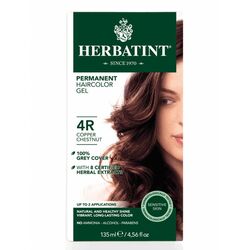 رنگ موی گیاهی هرباتینت Herbatint مدل 4R Chatain Cuivre، ژل رنگ ۶۰ میلی‌لیتر