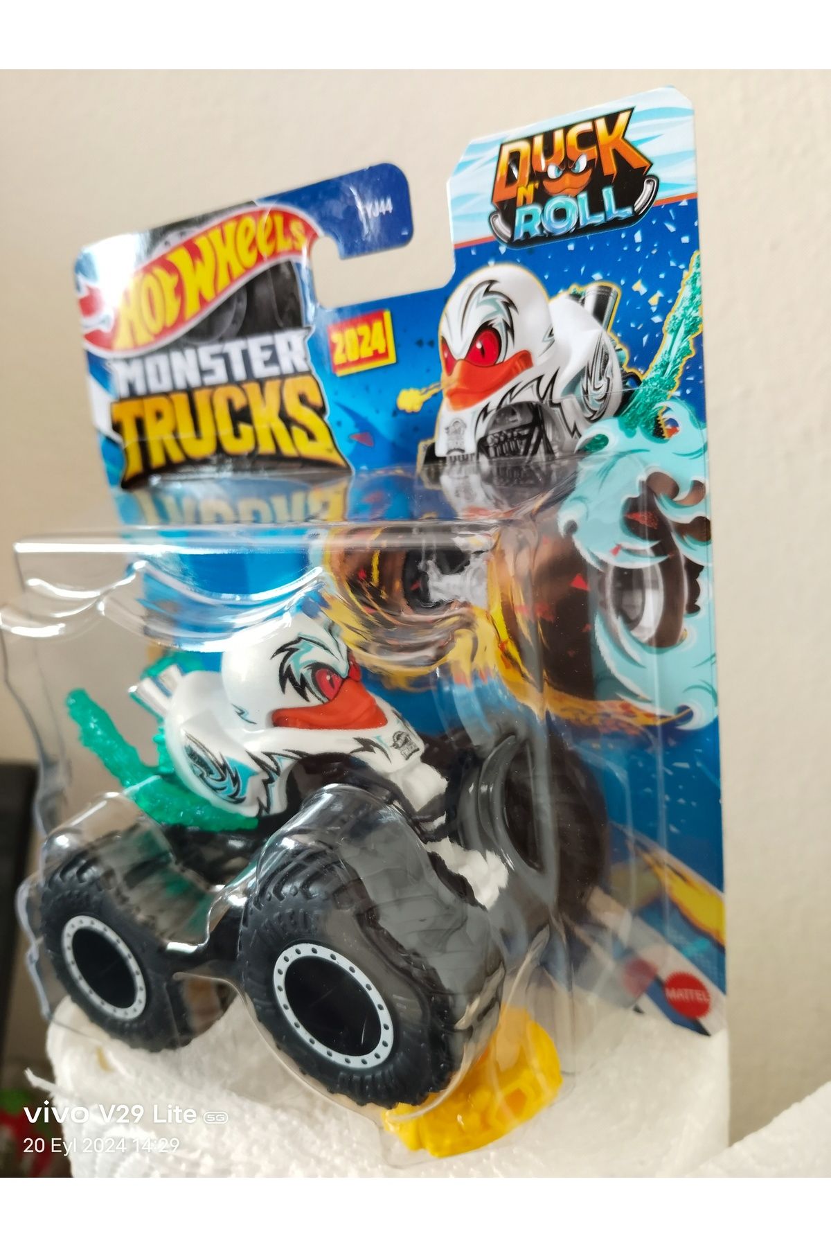 ماشین اسباب بازی MONSTER TRUCKS DUCK N ROLL 2024 SERIES 1:64 مقیاس هات ویلز اورجینال HOT WHEELS