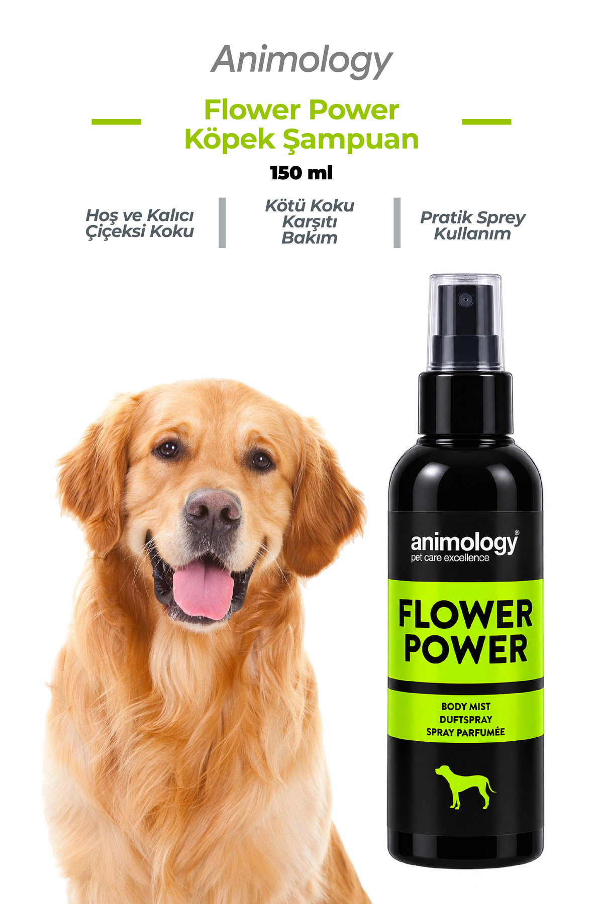 عطر سگ انیمولوژی Animology Flower Power، مه‌پاش ۱۵۰ میلی‌لیتر