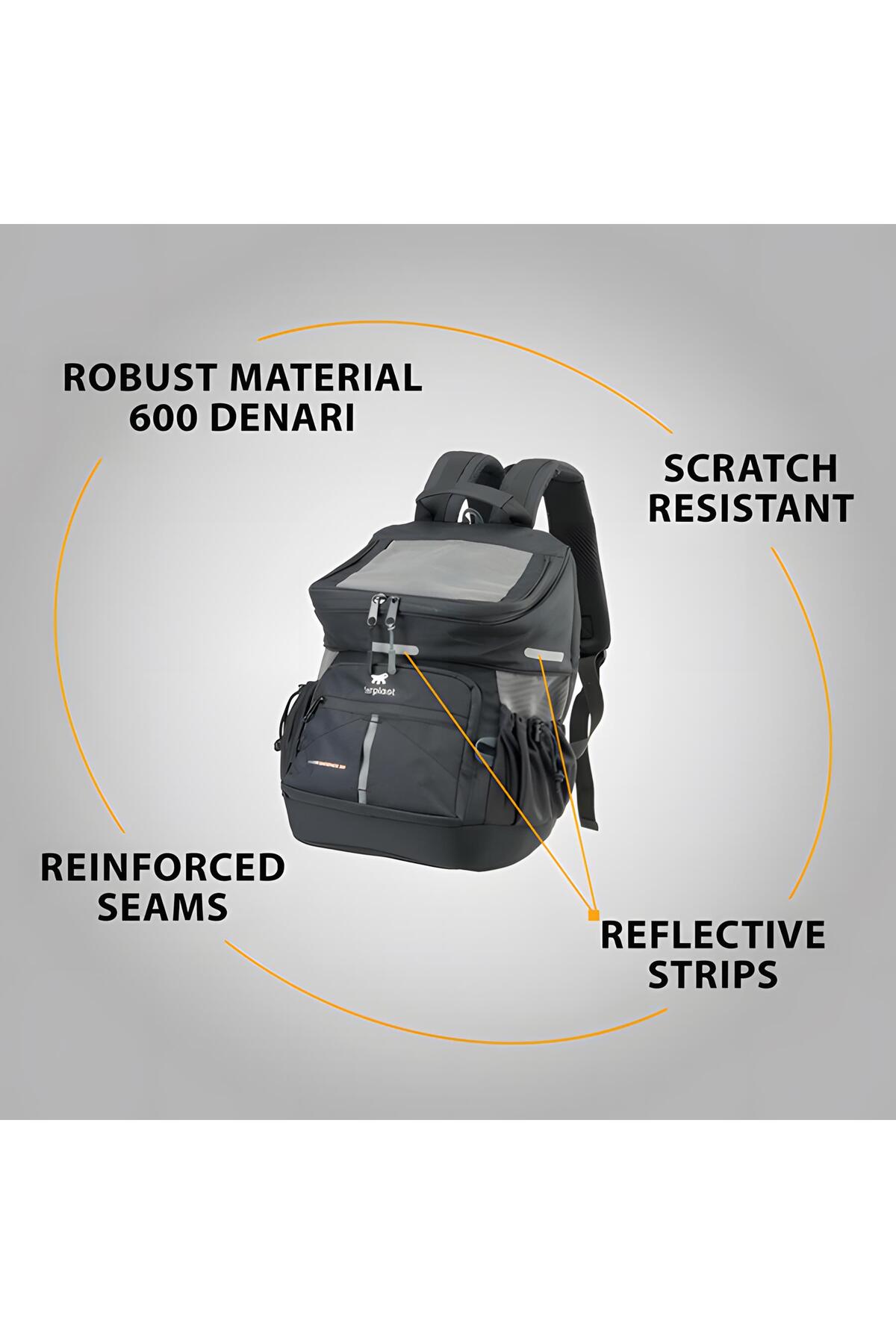کیف حمل حیوانات خانگی فرپلاست Ferplast Voyager 400، مشکی، ۳۳×۲۳×۴۱ سانتی‌متر