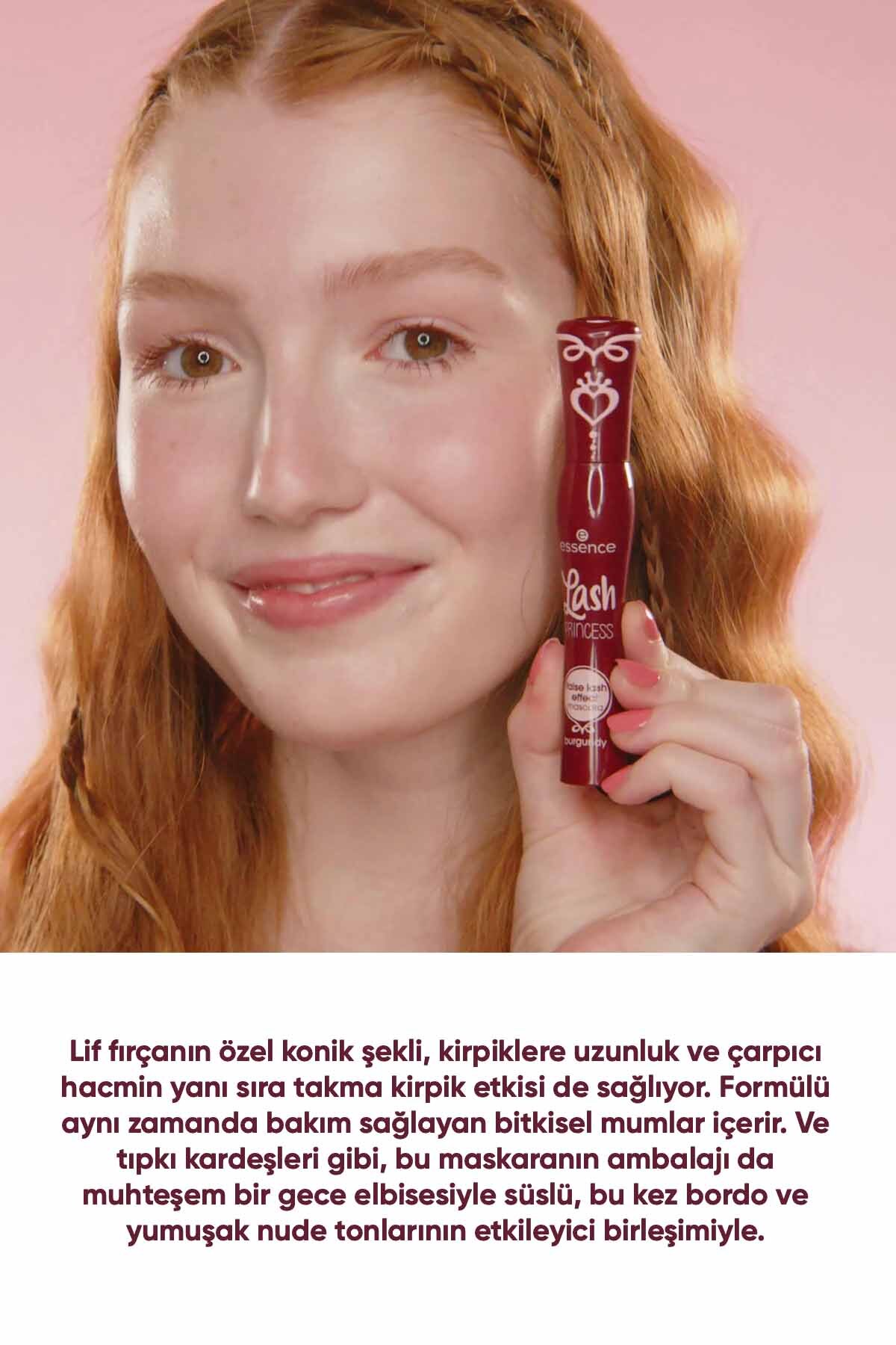 ریمل اثر مژه مصنوعی رنگی بوردو اسنس Essence