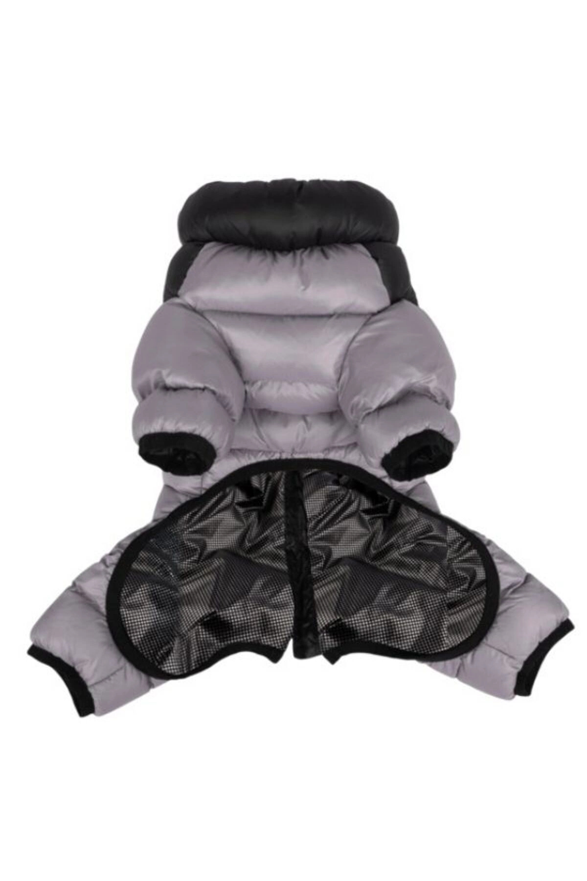 کاپشن سگ پوپیا Puppia مدل Alpine Puffer Suit خاکستری