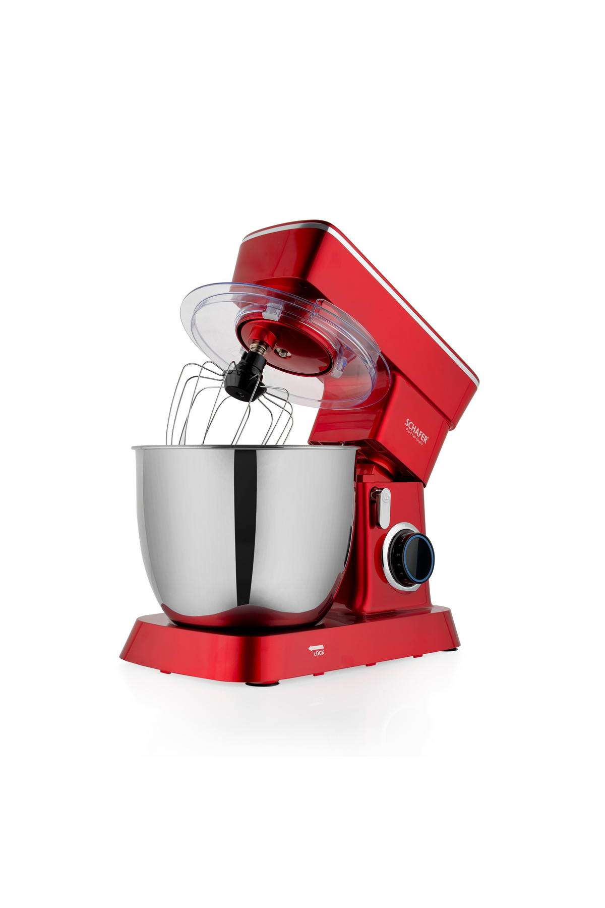 میکسر و ست PROCHEF GUSTO STAND MIXER RED اورجینال Schafer